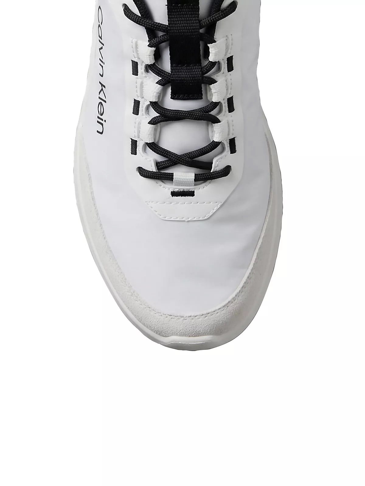 Calvin Klein Calvin Klein Erkek Düşük Bilekli Ortopedik Tabanlı CK Logo Detaylı Beyaz Sneaker HM0HM02342-01W