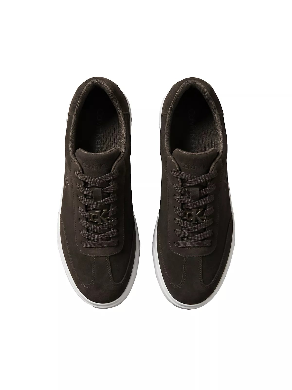 Calvin Klein Calvin Klein Erkek Düşük Bilekli Rahat Taban Ck Logolu Süet Koyu Kahve Sneaker HM0HM02201-BAM