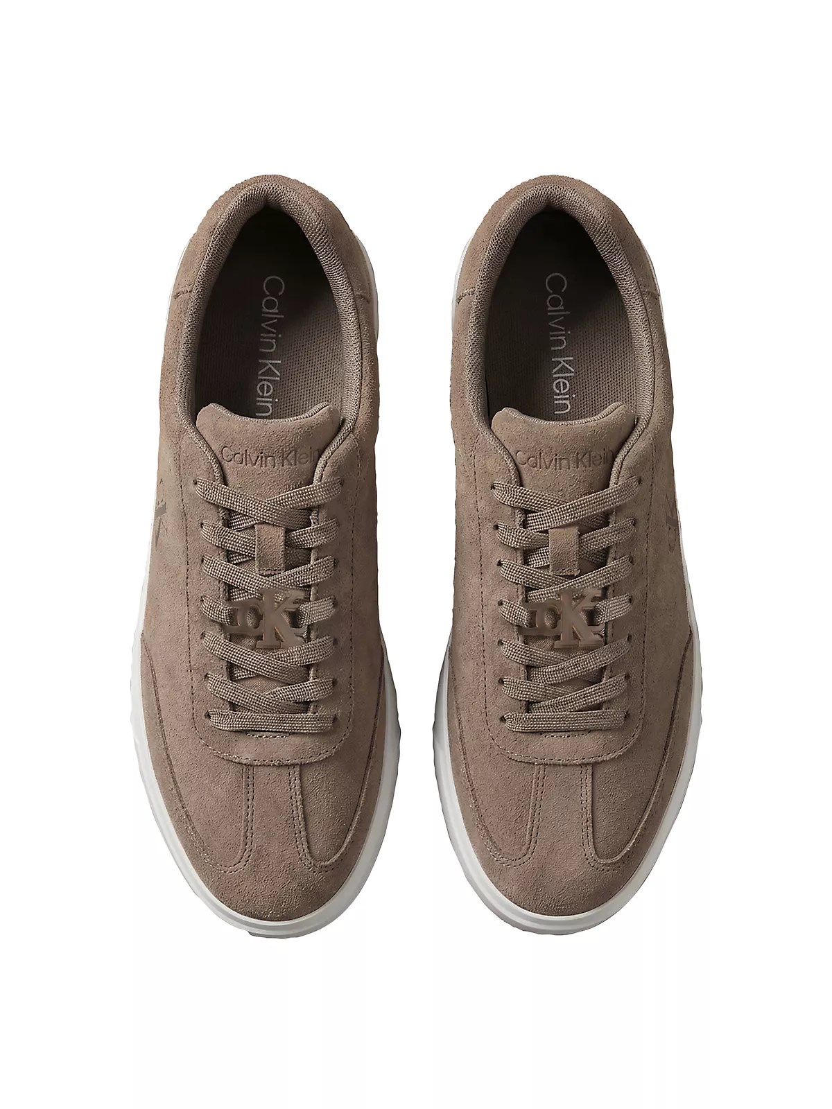 Calvin Klein Calvin Klein Erkek Düşük Bilekli Rahat Taban Ck Logolu Süet Kahverengi Sneaker HM0HM02201-PBO