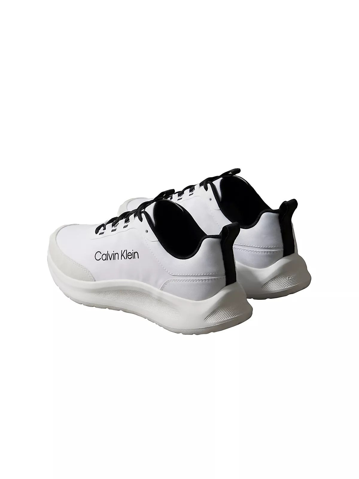 Calvin Klein Calvin Klein Erkek Düşük Bilekli Ortopedik Tabanlı CK Logo Detaylı Beyaz Sneaker HM0HM02342-01W