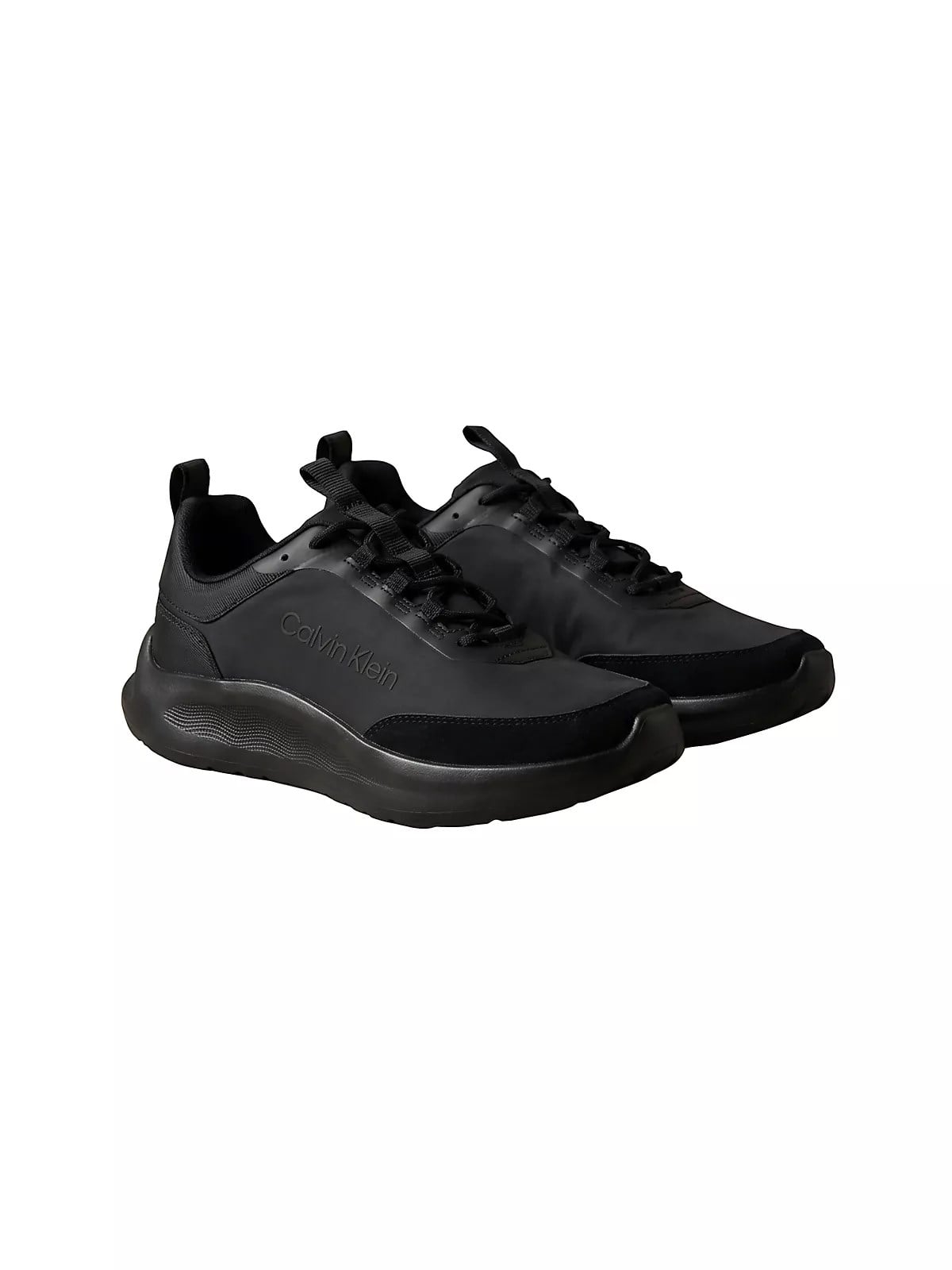 Calvin Klein Calvin Klein Erkek Düşük Bilekli Ortopedik Tabanlı CK Logo Detaylı Siyah Sneaker HM0HM02342-0GJ