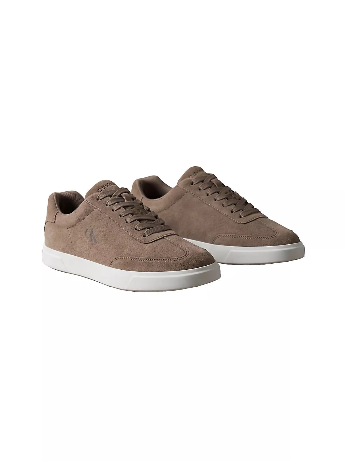 Calvin Klein Calvin Klein Erkek Düşük Bilekli Rahat Taban Ck Logolu Süet Kahverengi Sneaker HM0HM02201-PBO