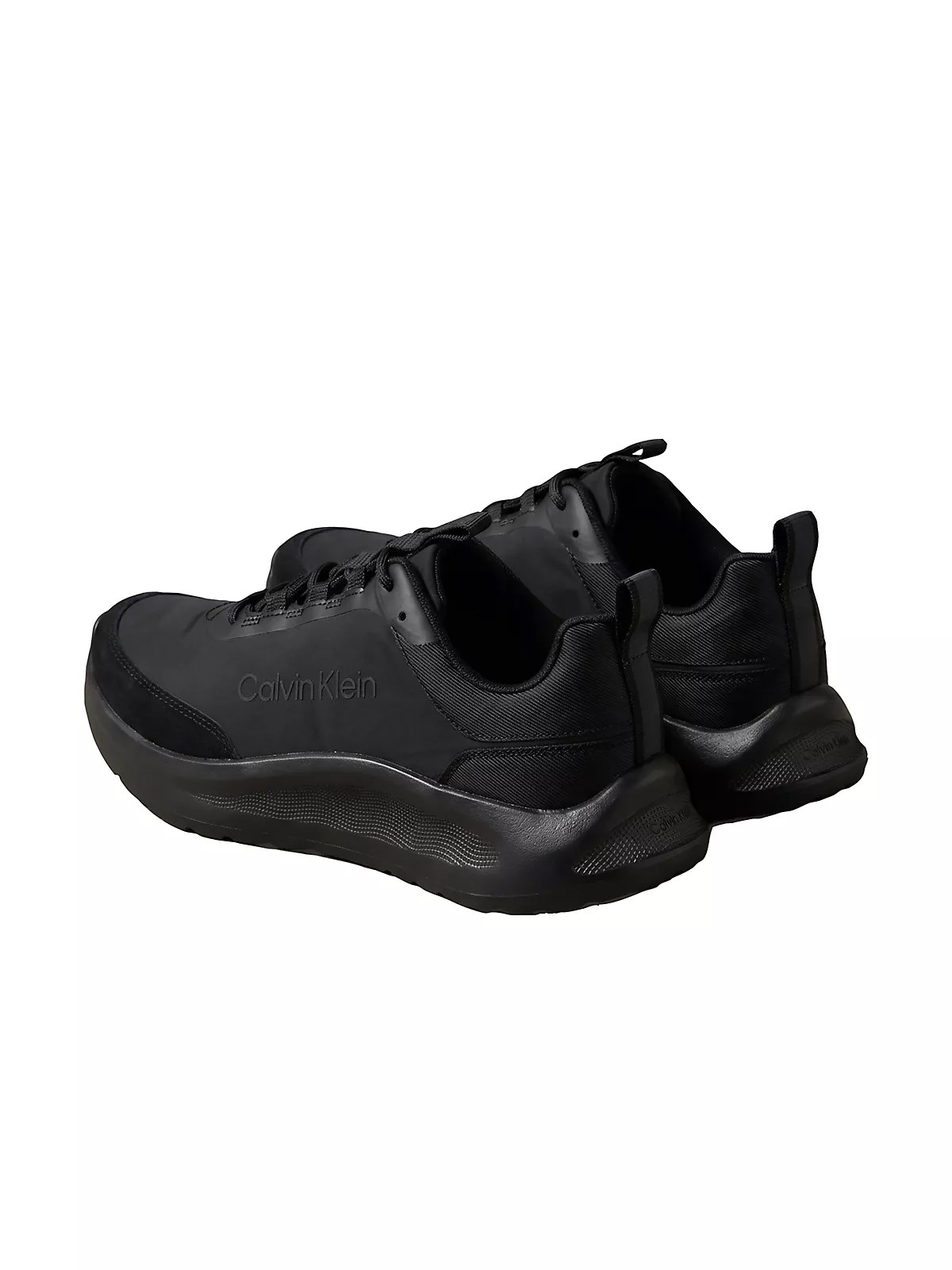 Calvin Klein Calvin Klein Erkek Düşük Bilekli Ortopedik Tabanlı CK Logo Detaylı Siyah Sneaker HM0HM02342-0GJ