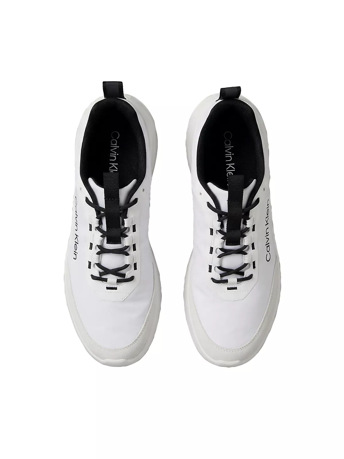 Calvin Klein Calvin Klein Erkek Düşük Bilekli Ortopedik Tabanlı CK Logo Detaylı Beyaz Sneaker HM0HM02342-01W