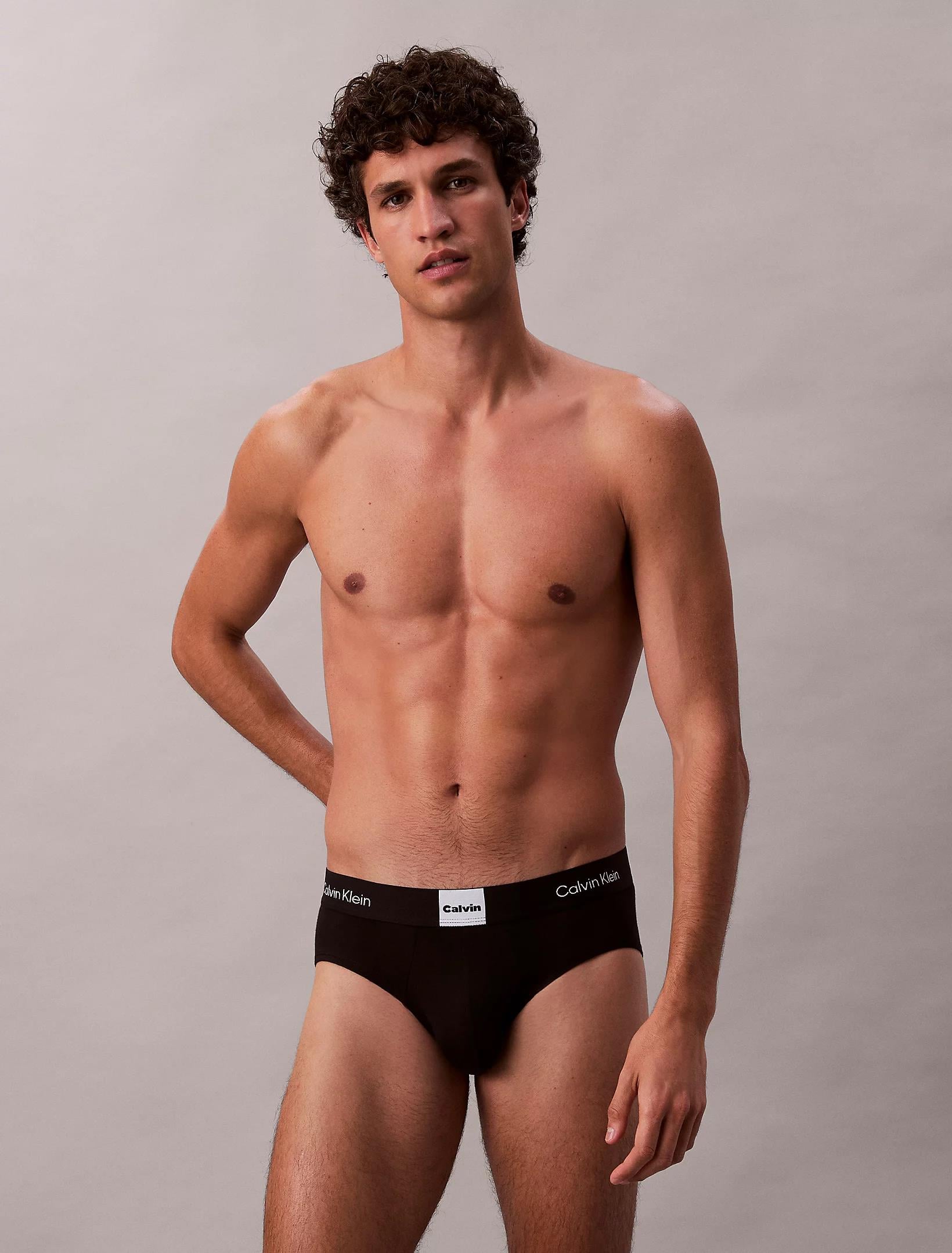 Calvin Klein Calvin Klein Erkek Elastik Bel Bantlı Hızlı Kuruyan Pamuklu İnce Kumaş 3'lü Paket Siyah Boxer LV00NB4475-UB1
