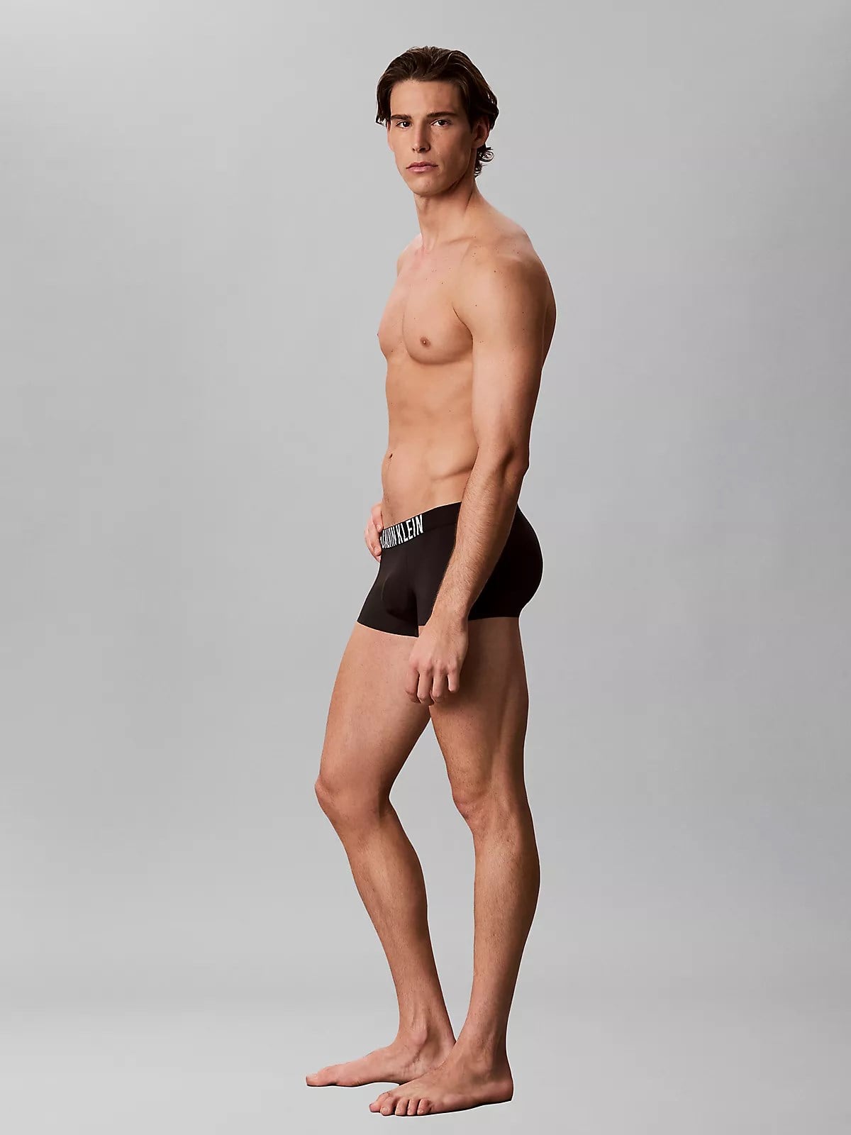Calvin Klein Calvin Klein Erkek Elastik Bel Bantlı Esnek Dokuma Kumaşlı Siyah Boxer LV00NB4529-UB1