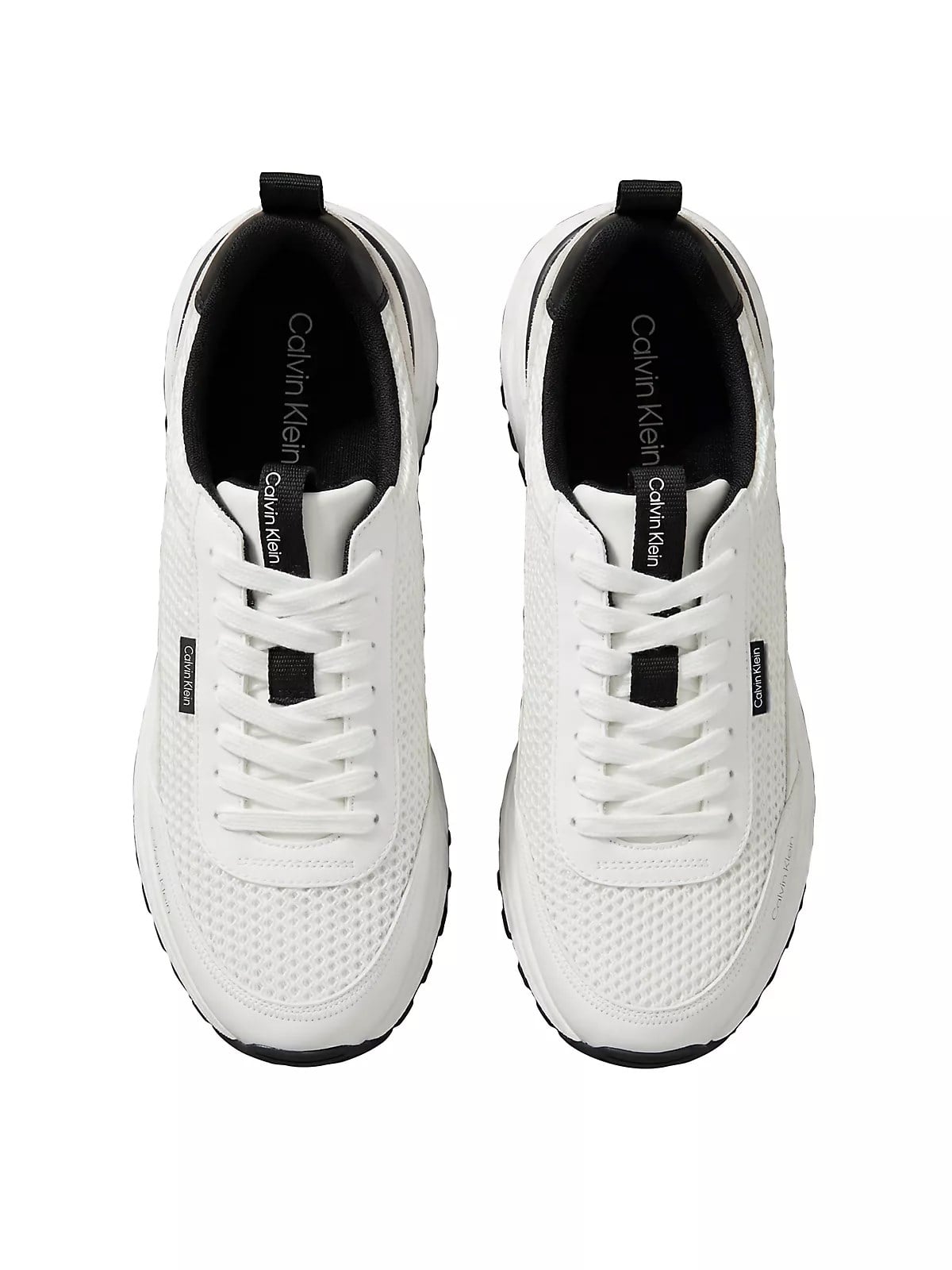 Calvin Klein Calvin Klein Erkek Kalın Topuk Deri Bağcıklı Rahat Taban Beyaz Sneaker HM0HM02240-01W
