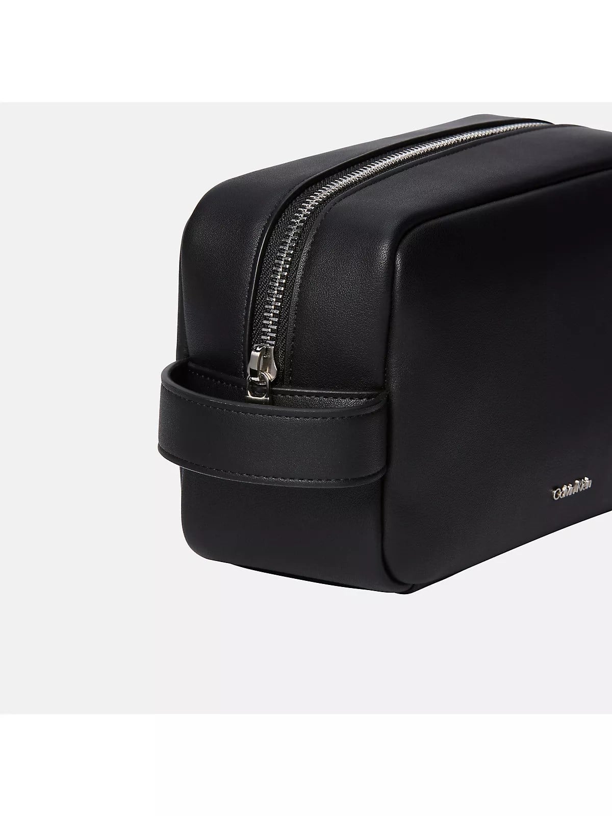 Calvin Klein Calvin Klein Erkek Kalın Kısa Kulp Deri Fermuar Kapama Siyah Çanta LV04D1227G-UB1