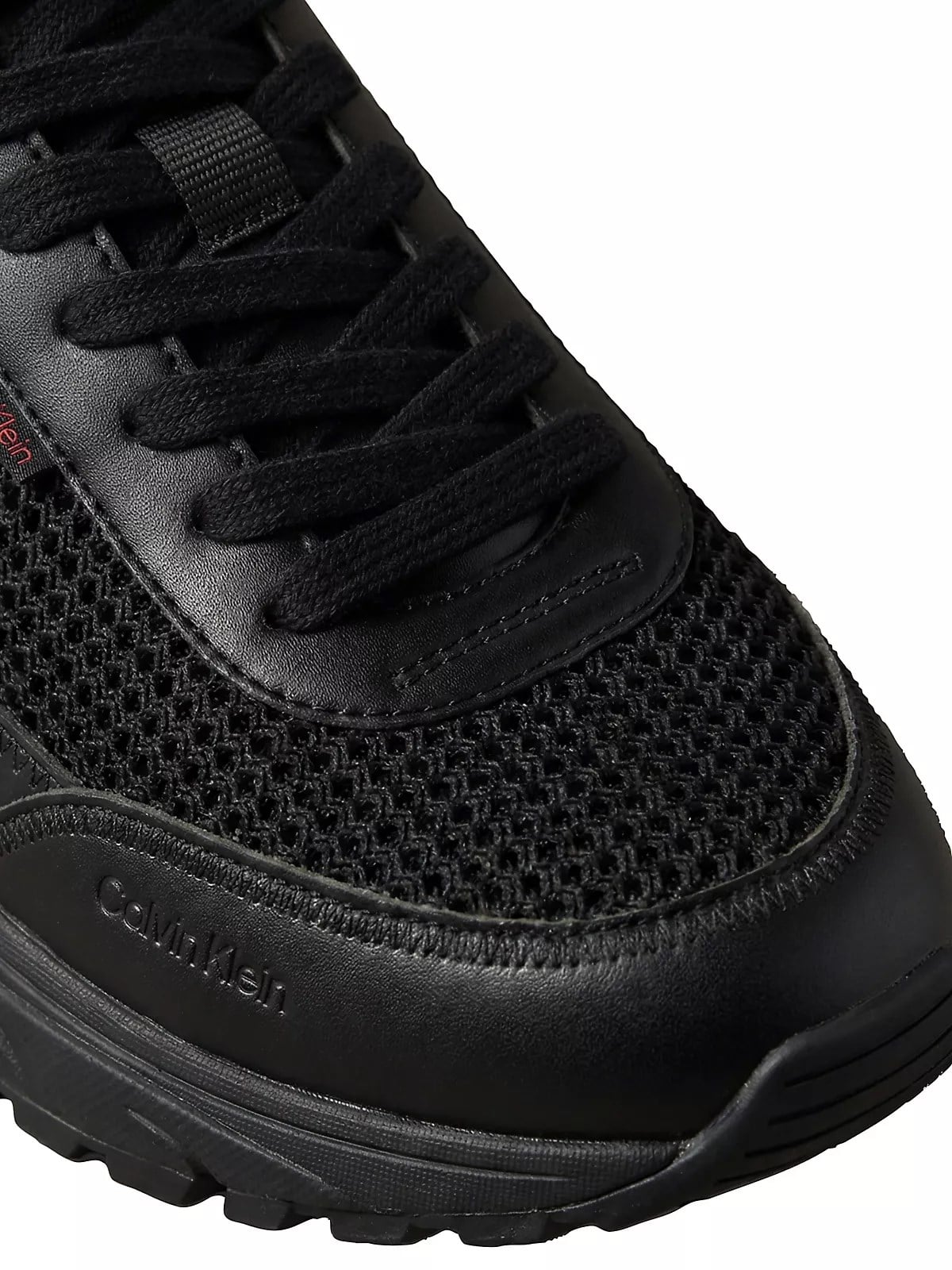 Calvin Klein Calvin Klein Erkek Kalın Topuk Deri Bağcıklı Rahat Taban Siyah Sneaker HM0HM02240-06U
