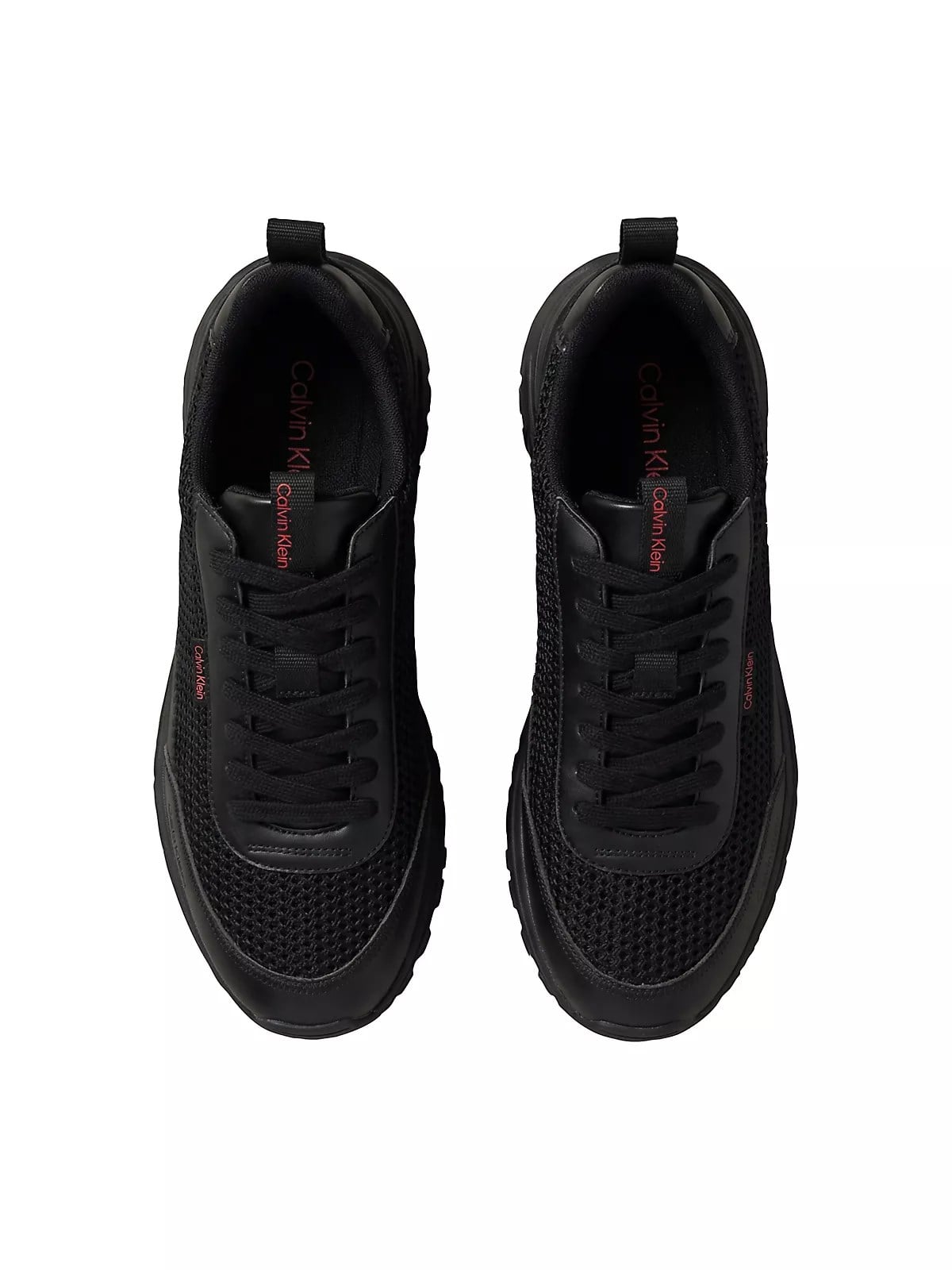 Calvin Klein Calvin Klein Erkek Kalın Topuk Deri Bağcıklı Rahat Taban Siyah Sneaker HM0HM02240-06U
