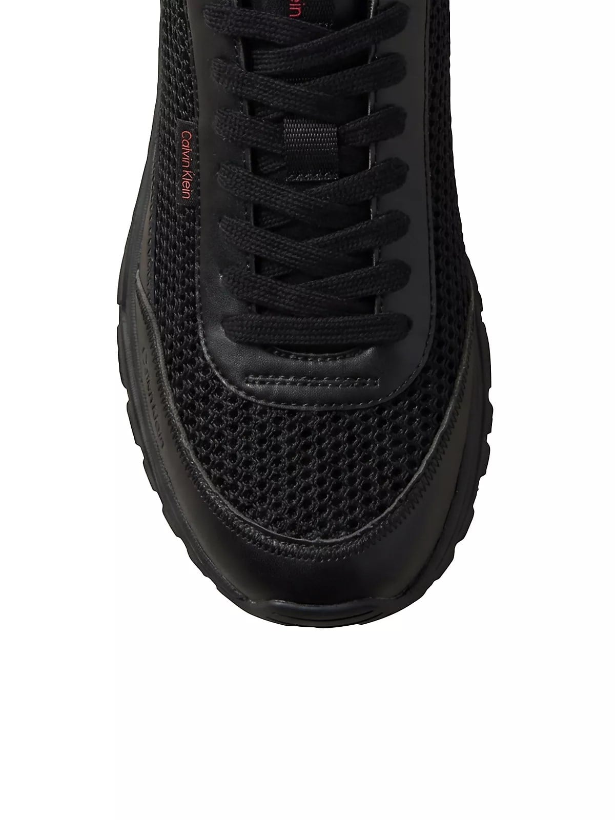 Calvin Klein Calvin Klein Erkek Kalın Topuk Deri Bağcıklı Rahat Taban Siyah Sneaker HM0HM02240-06U
