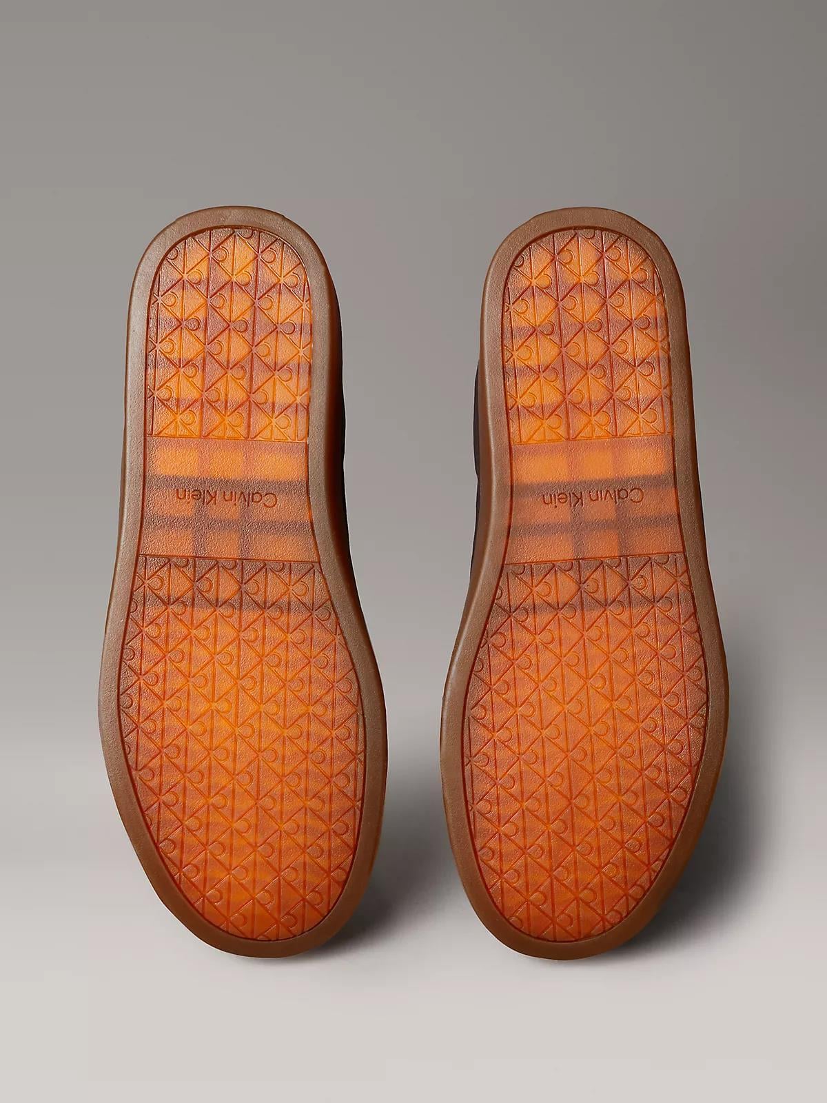Calvin Klein Calvin Klein Erkek Kalın Rahat Taban Bağcıklı Deri Kahverengi Sneaker YM0YM01429-0KY