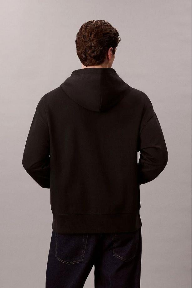 Calvin Klein Calvin Klein Erkek Kapşonlu Yaka Uzun Kol Pamuklu Regular Fit Siyah Sweatshirt LV14LD229G-UB1