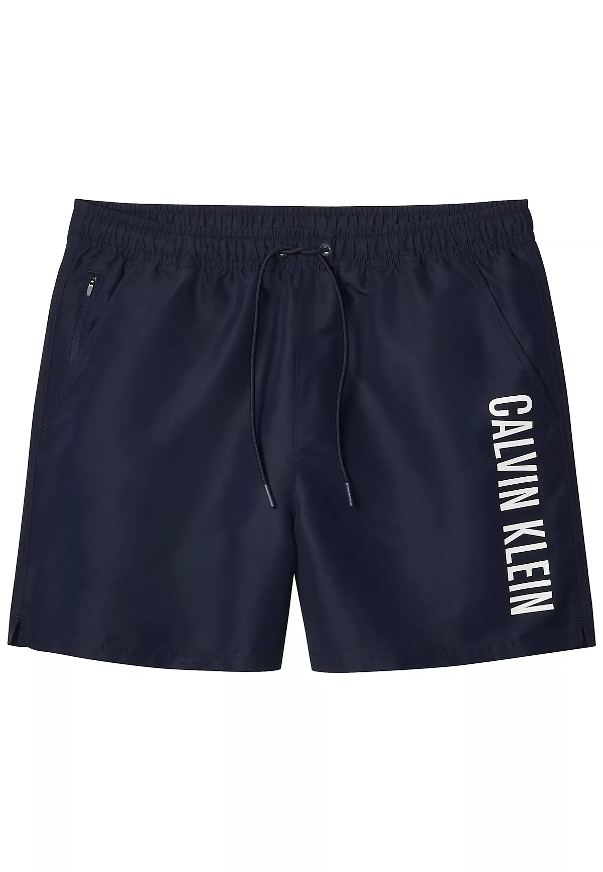 Calvin Klein Calvin Klein Erkek Logo Baskılı Hızlı Kuruyan Kumaş Beli Lastikli Lacivert Deniz Şortu LV00N61047-0PP
