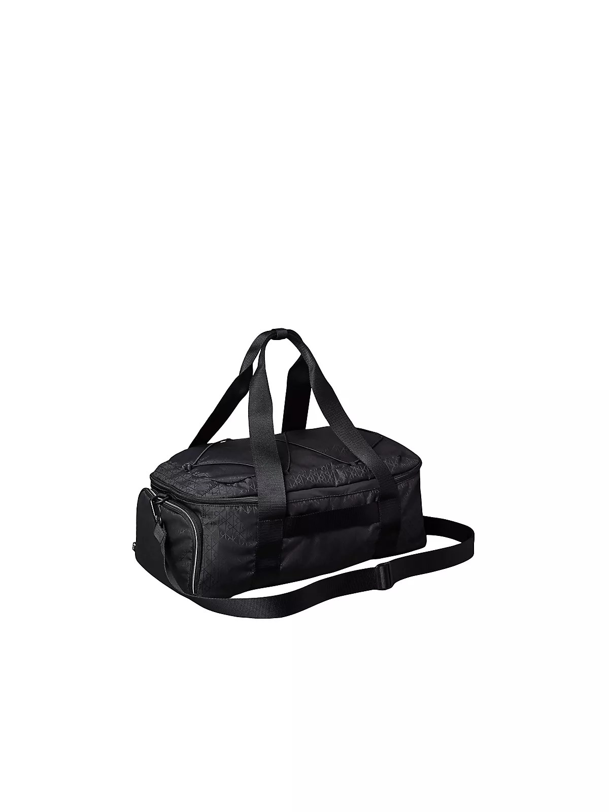 Calvin Klein Calvin Klein Erkek Logo Baskılı Fermuar Bölmeli Geniş İç Hacimli Siyah Seyahat Çantası LV04D3385G-UB1