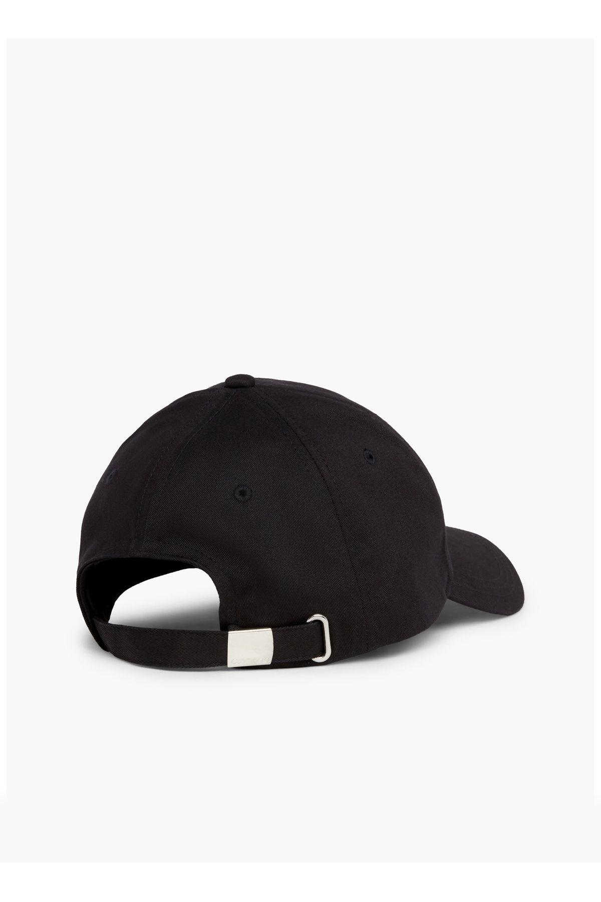 Calvin Klein Calvin Kleın Erkek Logo Detaylı Metal Tokalı Ayarlanabilir Siyah Spor Şapka K50K510487-BAX