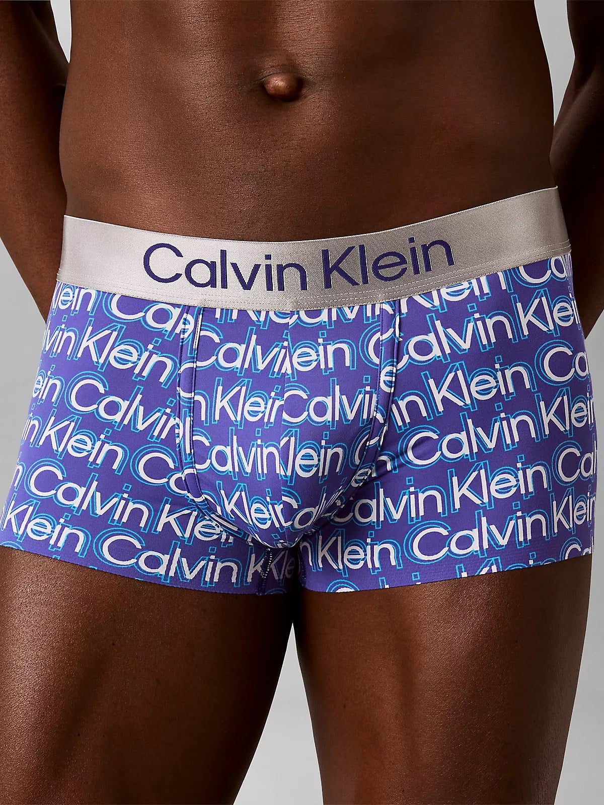 Calvin Klein Calvin Klein Erkek Logo Etiketli Elastik Bel Bantlı Mavi Boxer LV00NB4127-2PK