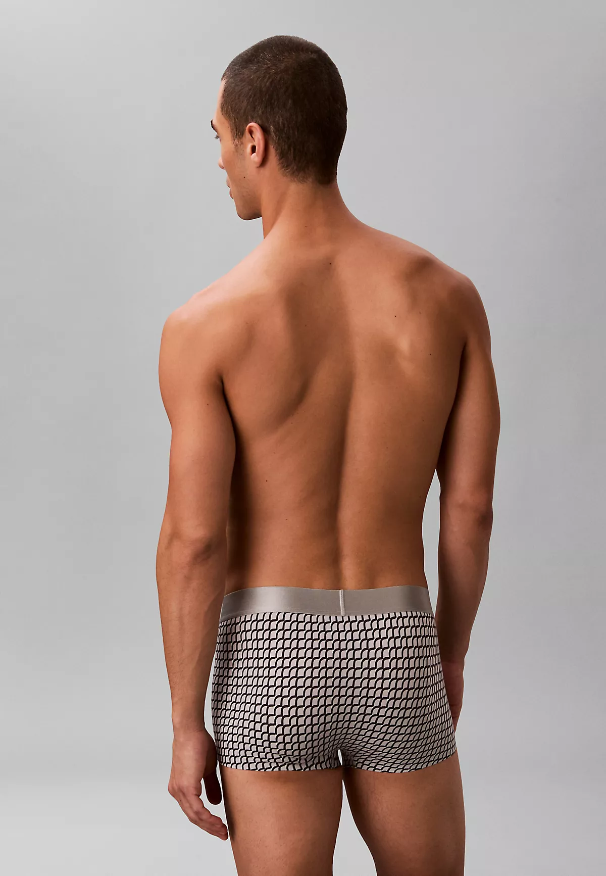 Calvin Klein Calvin Klein Erkek Logo Etiketli Elastik Bel Bantlı Gri Boxer LV00NB4127-2RN
