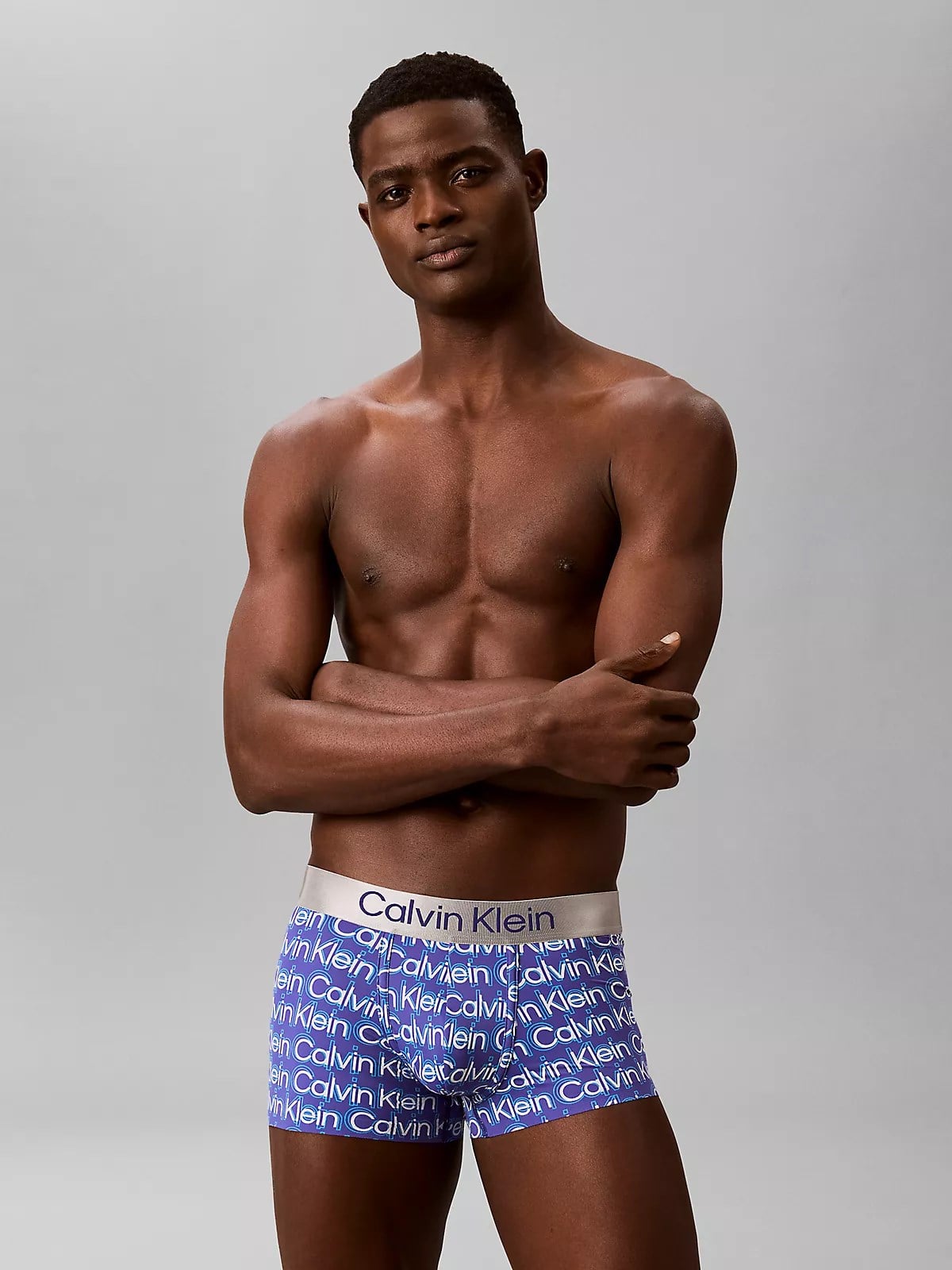 Calvin Klein Calvin Klein Erkek Logo Etiketli Elastik Bel Bantlı Mavi Boxer LV00NB4127-2PK
