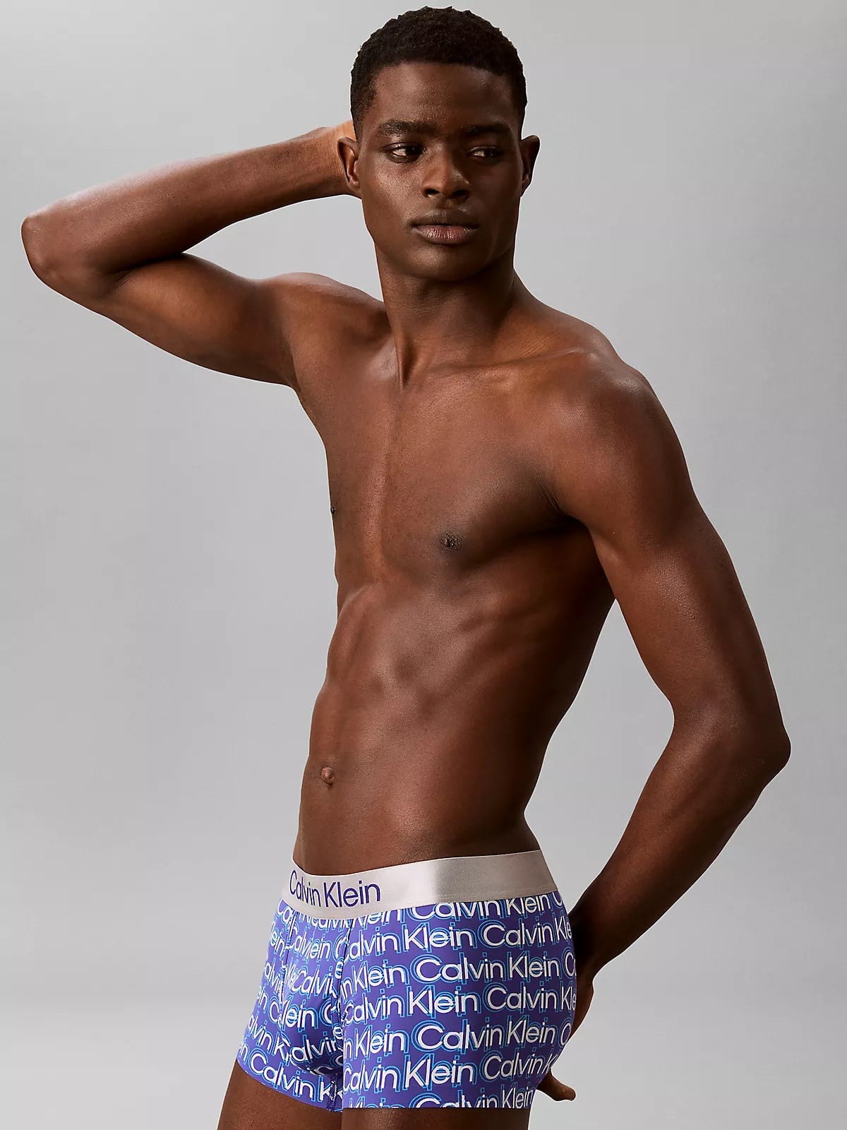 Calvin Klein Calvin Klein Erkek Logo Etiketli Elastik Bel Bantlı Mavi Boxer LV00NB4127-2PK