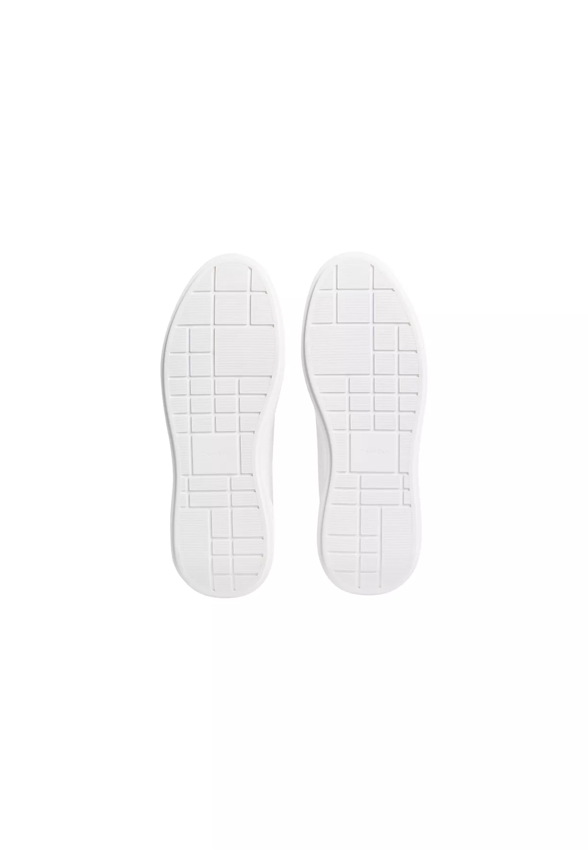 Calvin Klein Calvin Klein Erkek Logo Kabartmalı Düşük Bilekli %100 Deri Beyaz Sneaker YM0YM01344-0LG