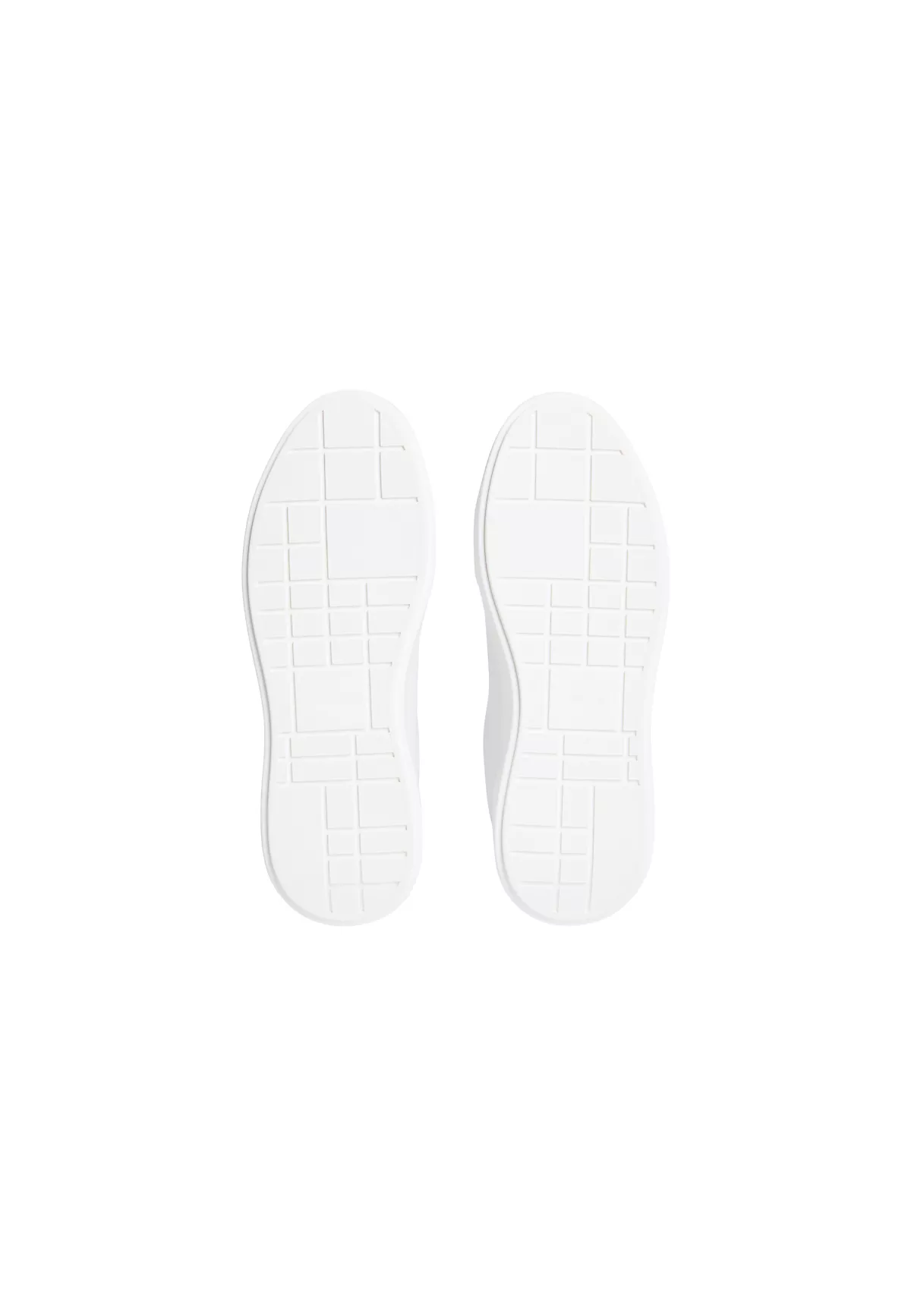 Calvin Klein Calvin Klein Erkek Logo Kabartmalı Düşük Bilekli %100 Deri Beyaz1 Sneaker YM0YM01344-06X