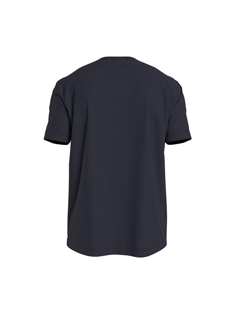 Calvin Klein Calvin Kleın Erkek Logolu Kısa Kollu Pamuklu Mavi T-Shirt K10K109894-CHW