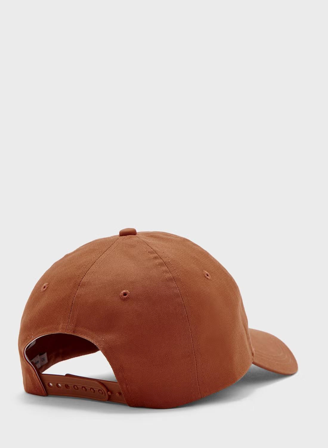 Calvin Klein Calvin Kleın Erkek Logolu Dokuma Kumaş Normal Kalıp Turuncu Şapka K50K510061-ORANGE