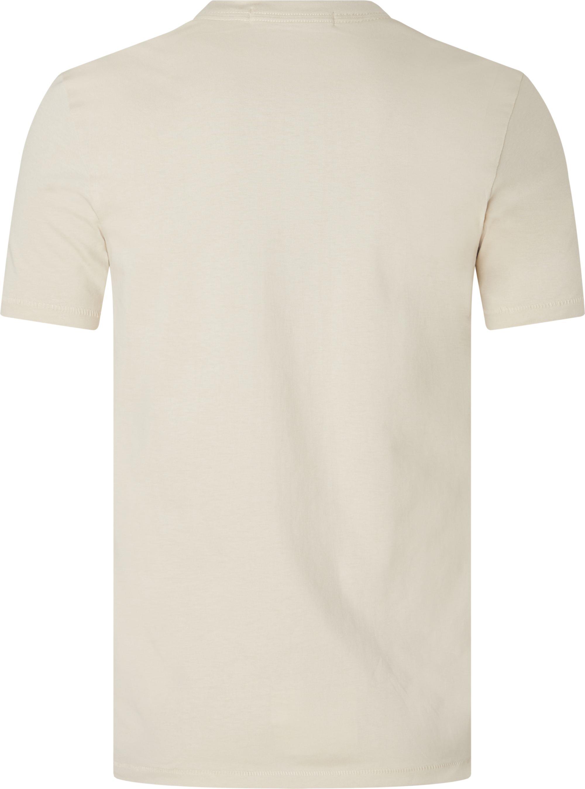 Calvin Klein Calvin Kleın Erkek Logolu Kısa Kollu Pamuklu Bej T-Shirt J30J322511-ACI