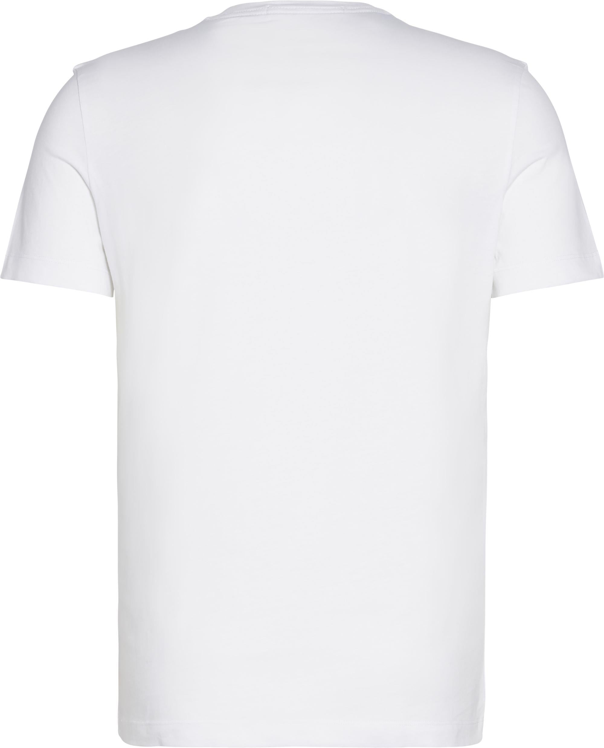 Calvin Klein Calvin Kleın Erkek Logolu Regular Fit Kısa Kollu Yuvarlak Yaka Beyaz T-Shirt J30J314544-YAF