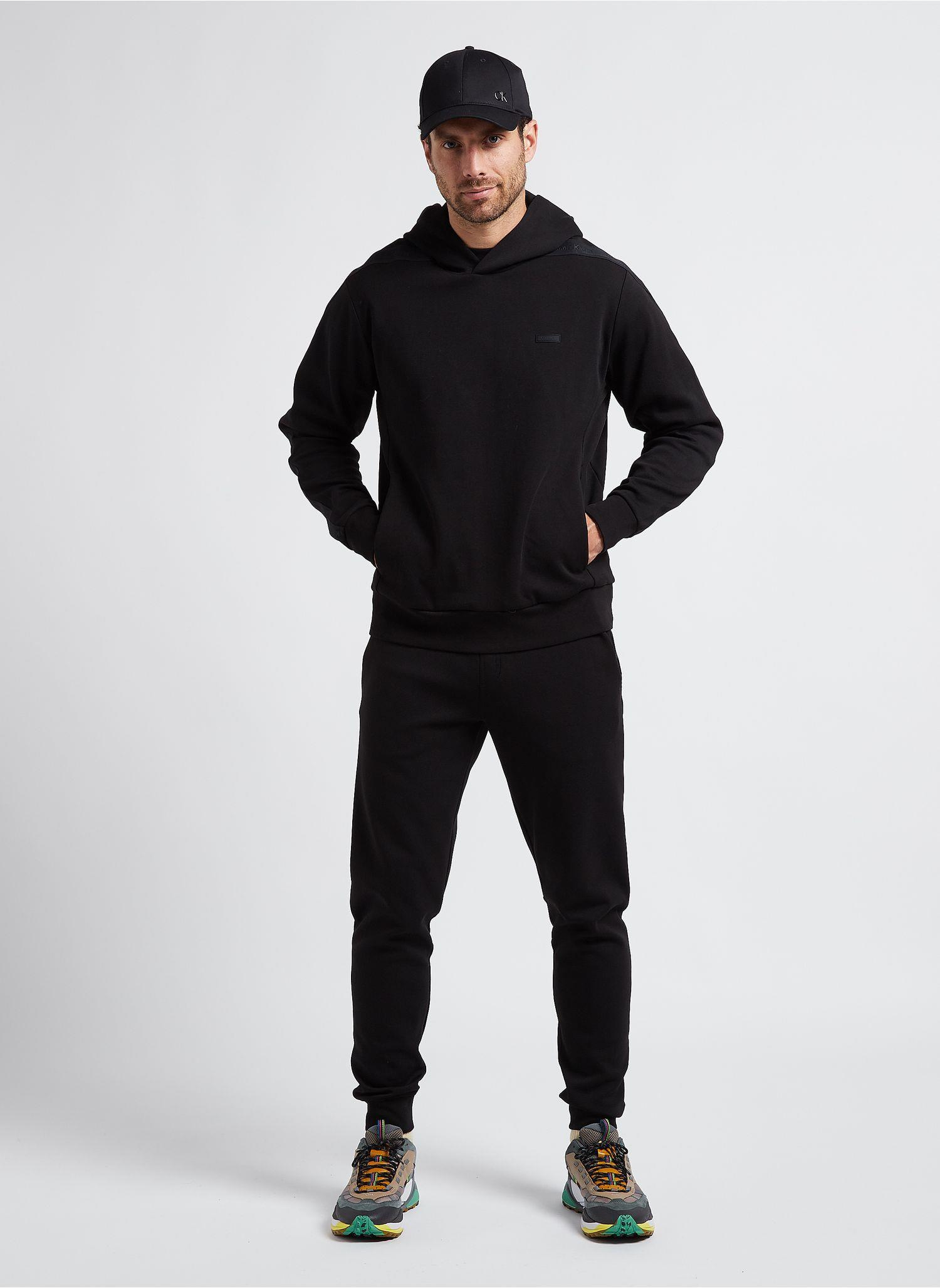 Calvin Klein Calvin Kleın Erkek Marka Logolu Uzun Kollu Rahat Siyah Sweatshirt K10K111813-BEH
