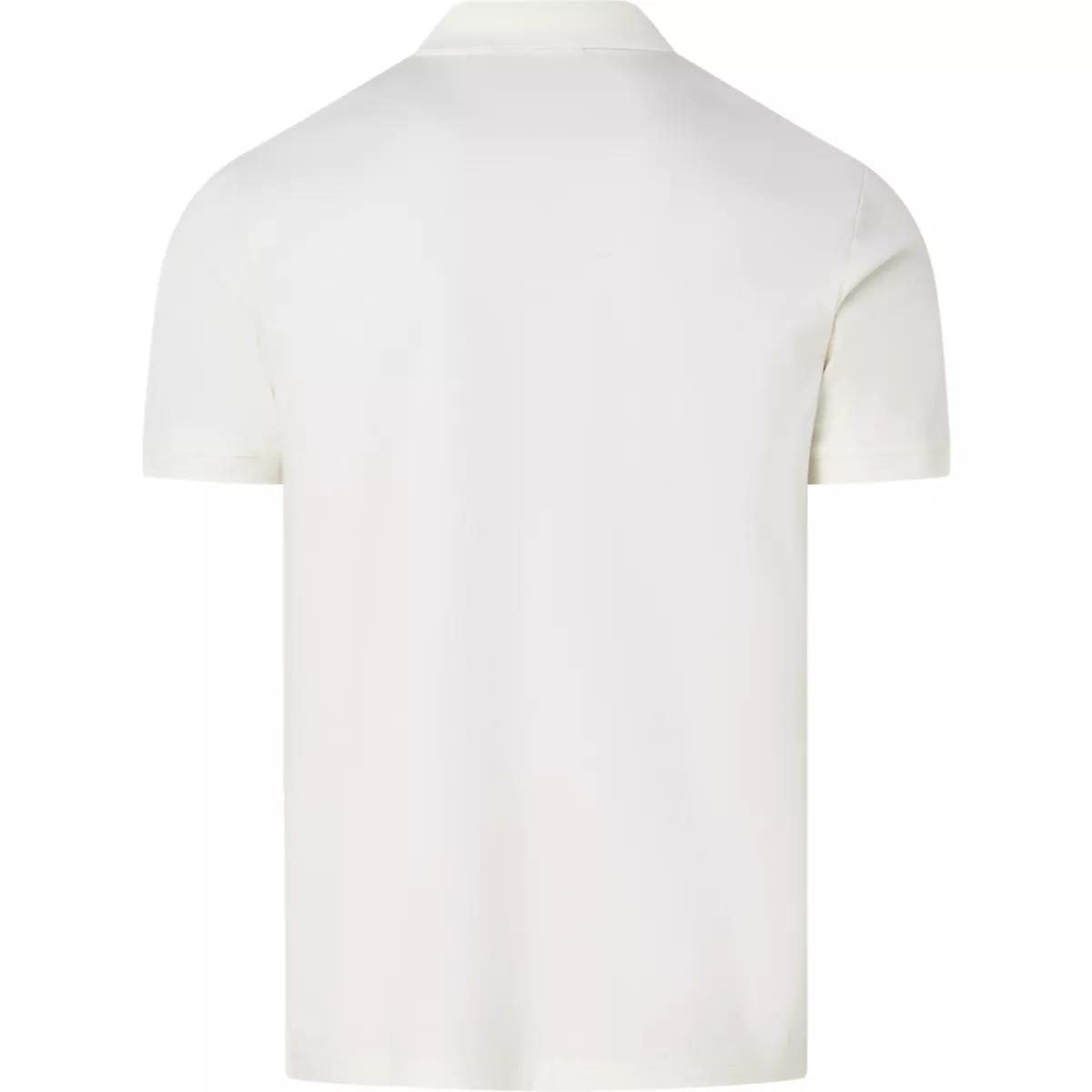 Calvin Klein Calvin Kleın Erkek Marka Logolu Polo Yakalı Organik Pamuklu Ekru Polo Yaka T-Shirt K10K111657-YAH