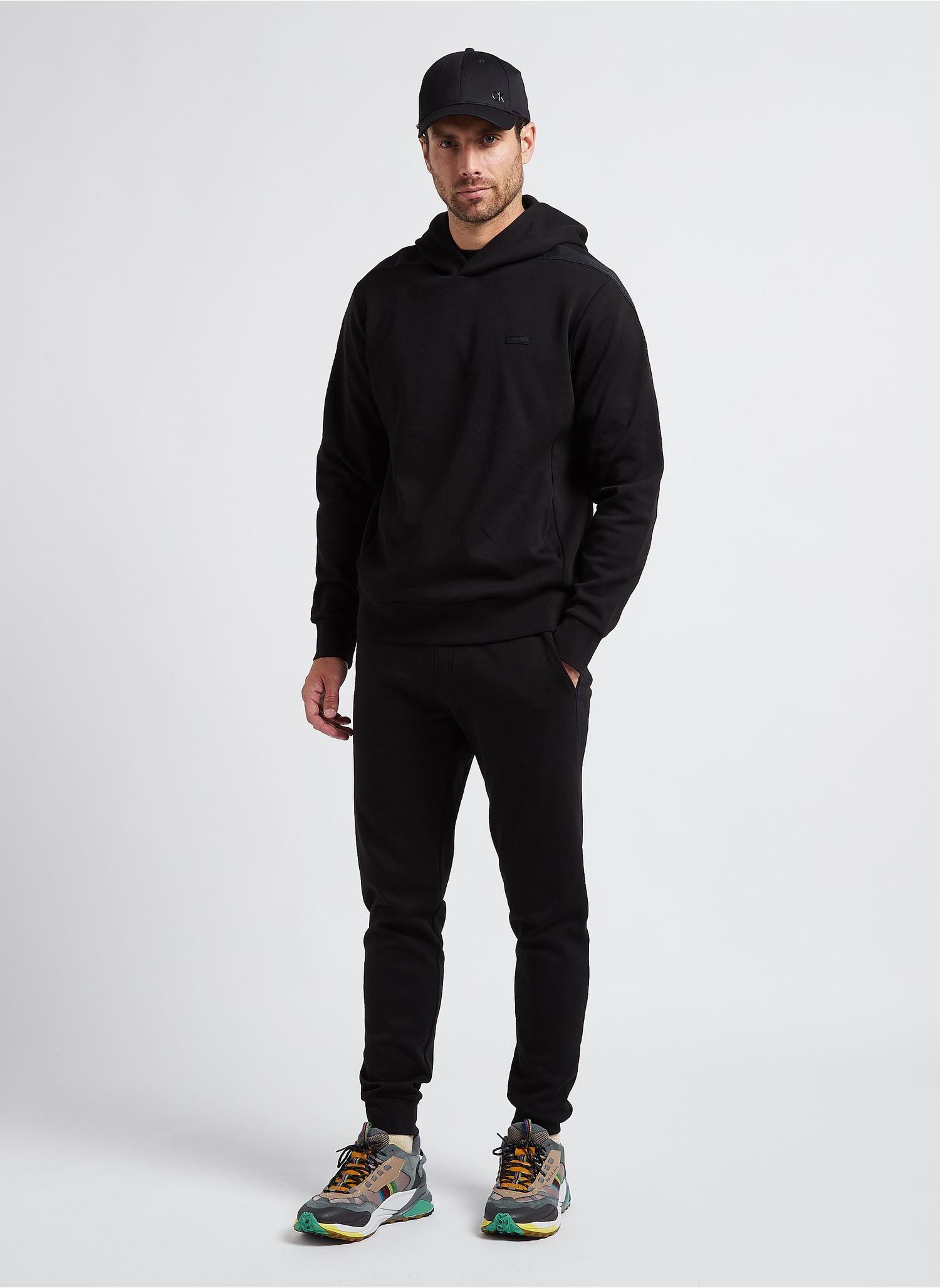 Calvin Klein Calvin Kleın Erkek Marka Logolu Uzun Kollu Rahat Siyah Sweatshirt K10K111813-BEH