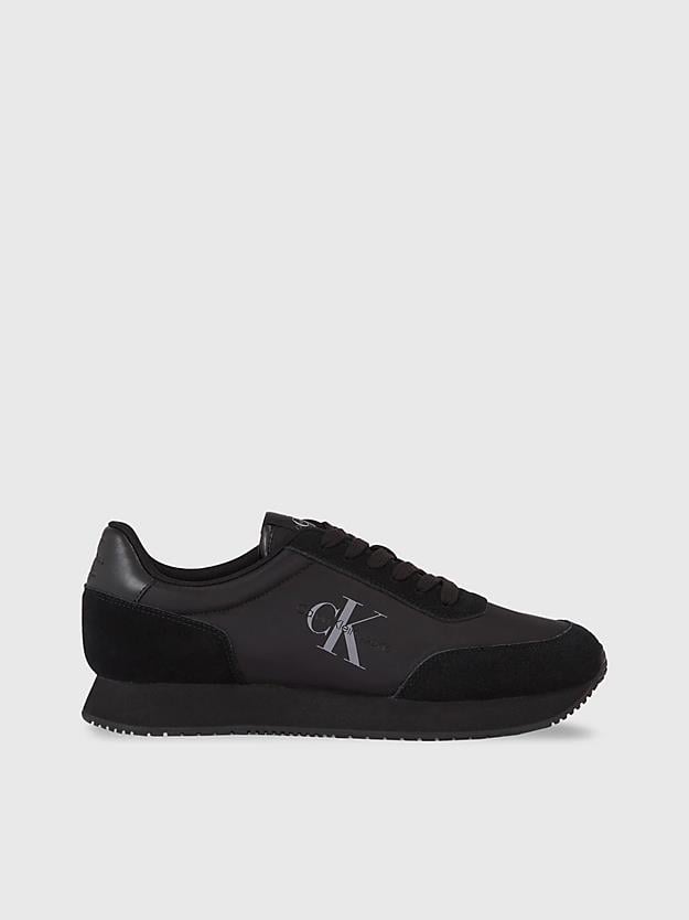 Calvin Klein Calvin Kleın Erkek Marka Logolu Bağcıklı Kaydırmaz Tabanlı Günlük Siyah Ayakkabı YM0YM00746-0GT