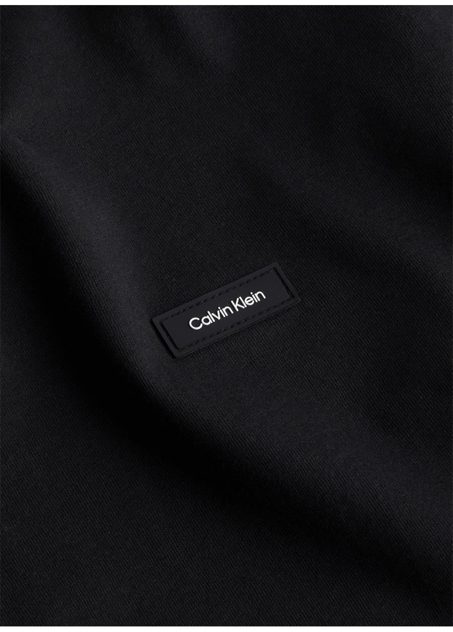 Calvin Klein Calvin Kleın Erkek Marka Logolu Pamuklu Günlük Kullanım Siyah T-Shirt K10K111847-BEH