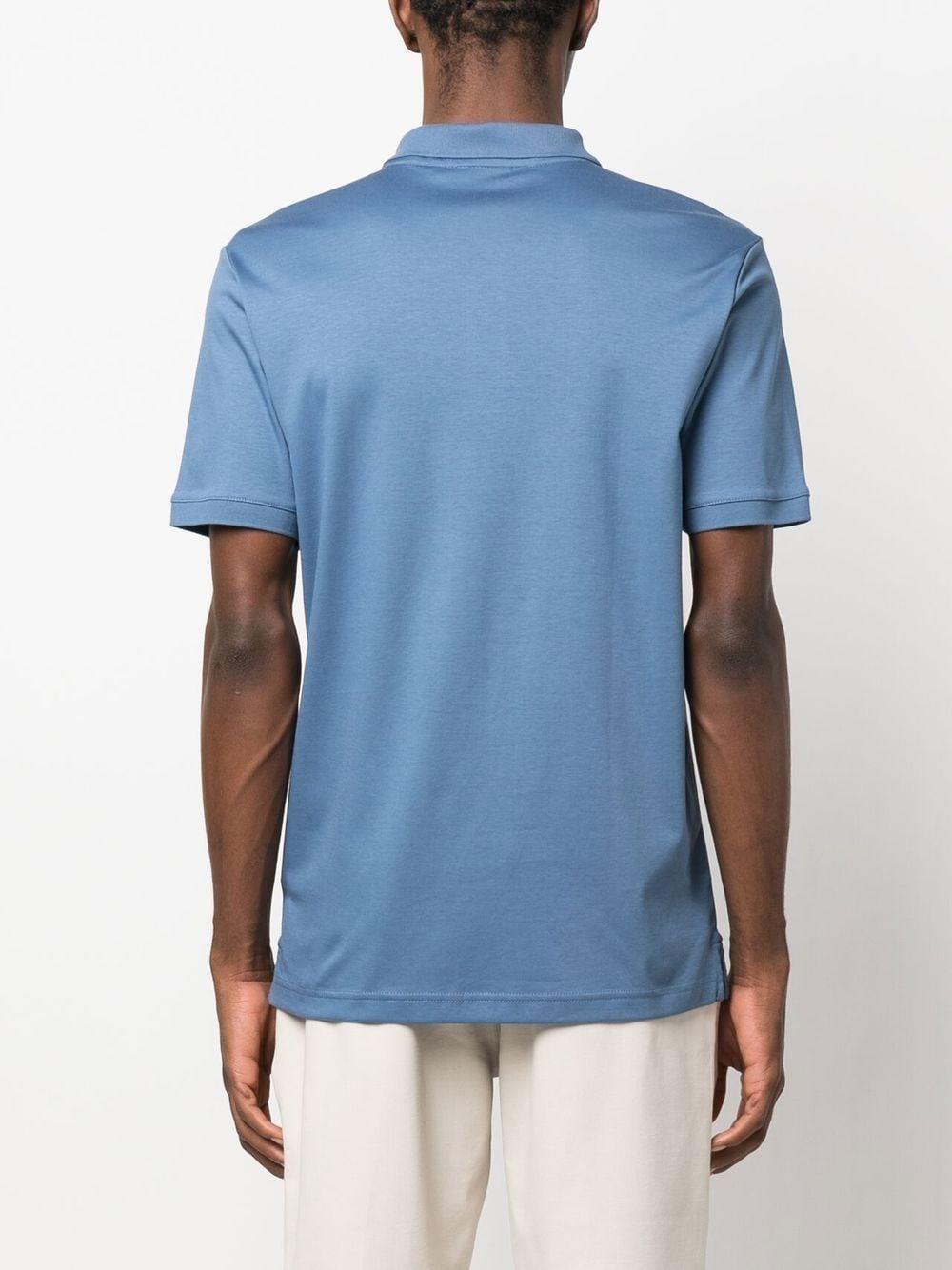 Calvin Klein Calvin Kleın Erkek Marka Logolu Polo Yakalı Organik Pamuklu Mavi2 Polo Yaka T-Shirt K10K111657-C4Q