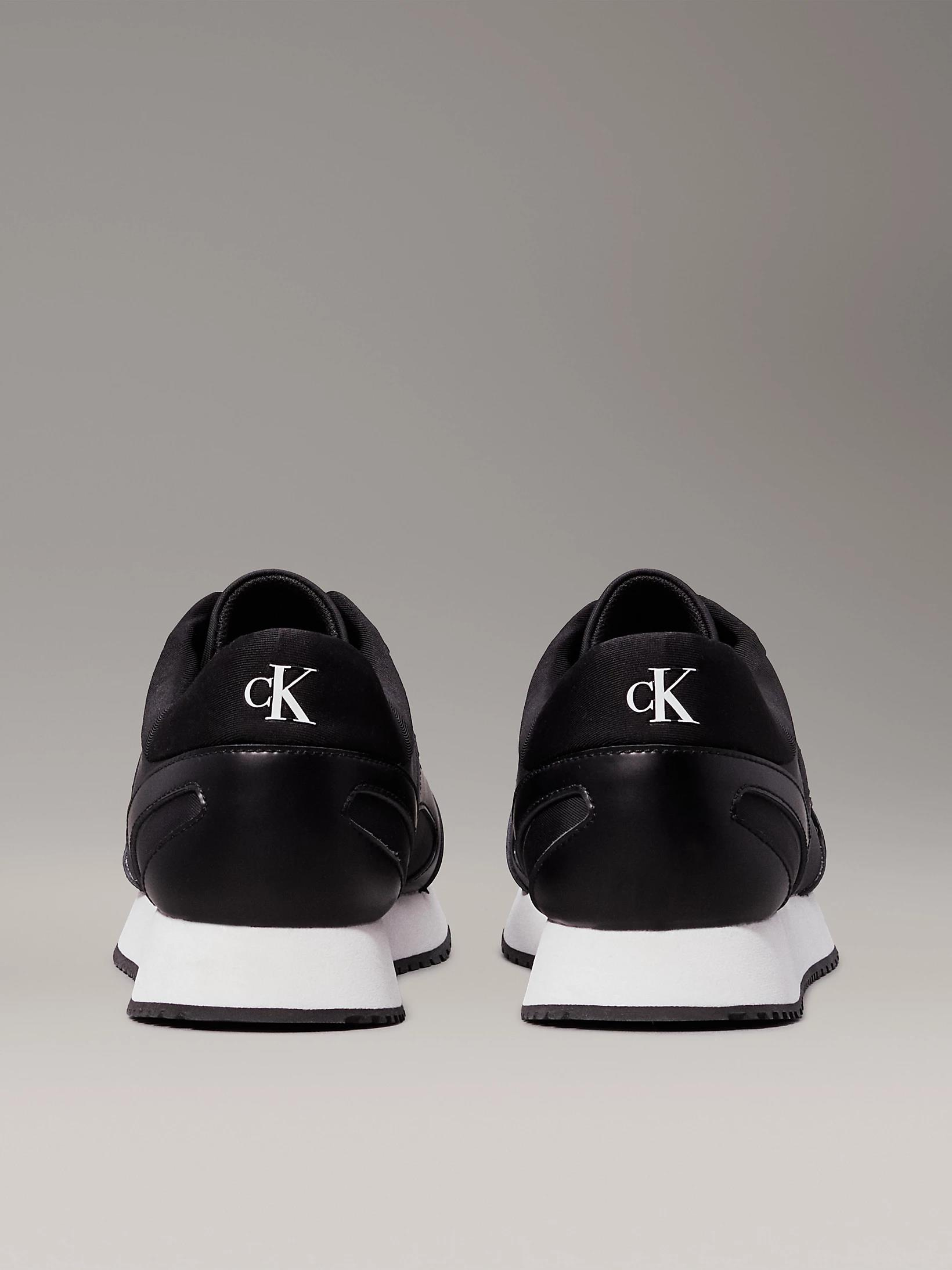 Calvin Klein Calvin Kleın Erkek Marka Logolu Rahat Taban Bağıcıklı Siyah Sneaker YM0YM01117-0GM