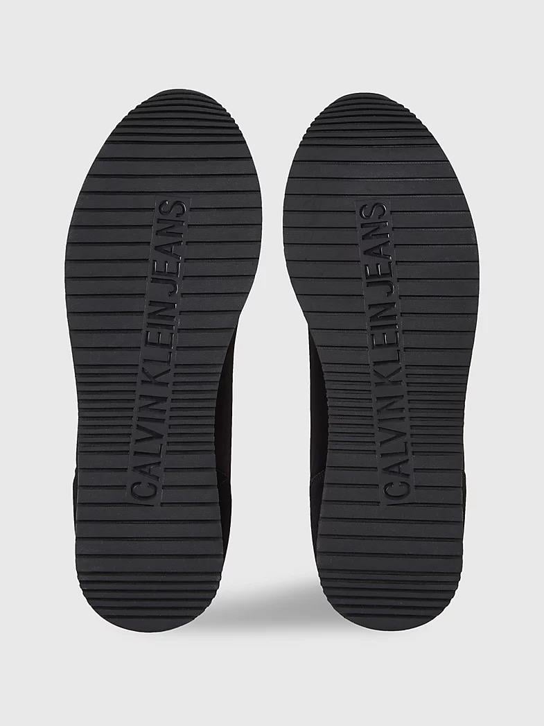 Calvin Klein Calvin Kleın Erkek Marka Logolu Bağcıklı Kaydırmaz Tabanlı Günlük Siyah Ayakkabı YM0YM00746-0GT