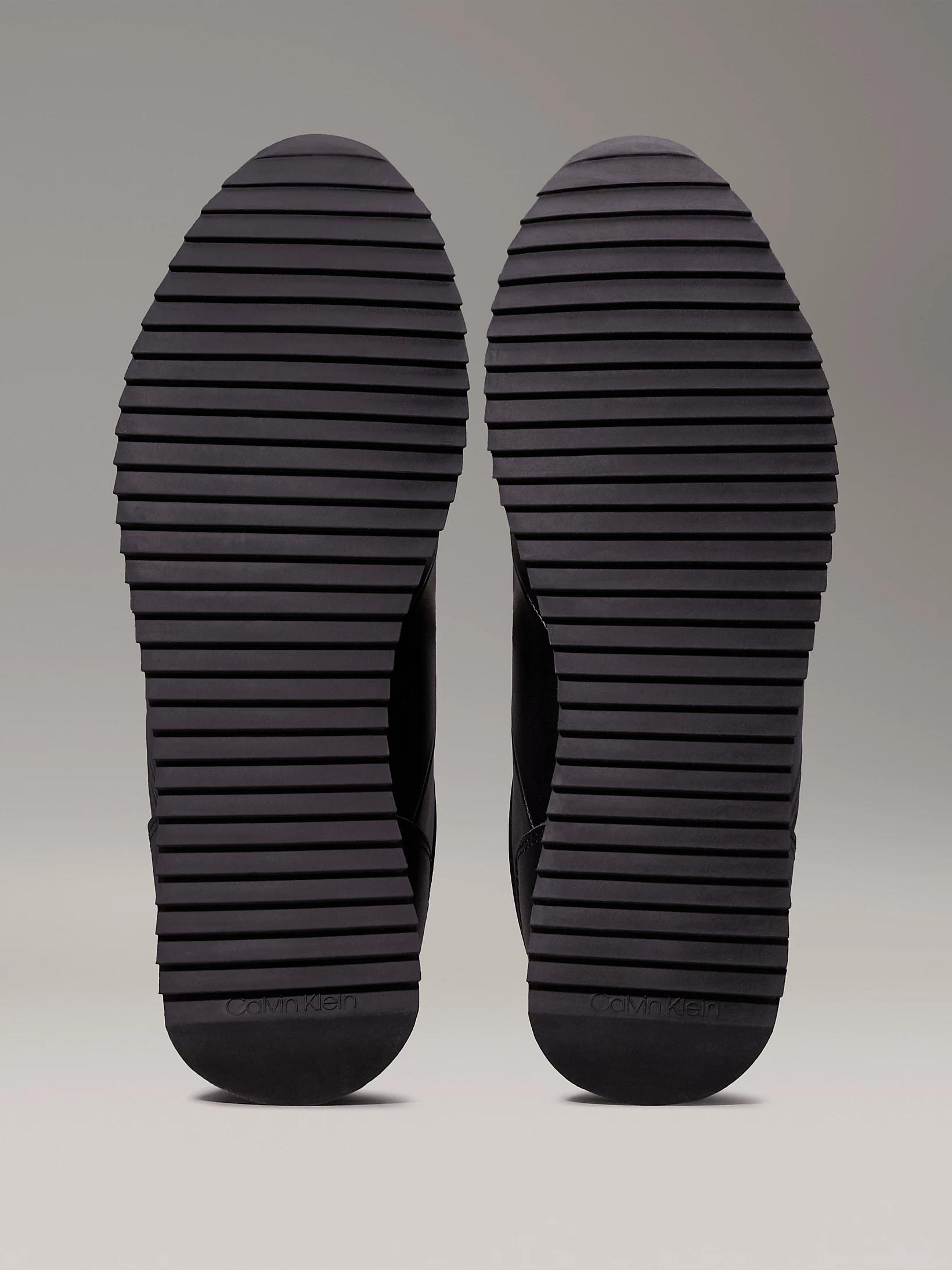 Calvin Klein Calvin Kleın Erkek Marka Logolu Rahat Taban Bağıcıklı Siyah Sneaker YM0YM01117-0GM