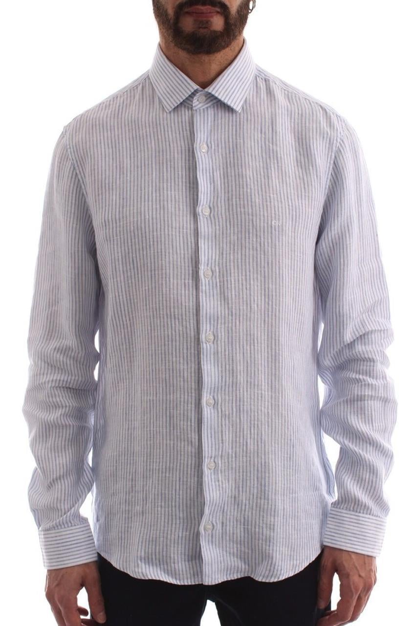 Calvin Klein Calvin Kleın Erkek Mavi Gömlek K10K109332-0G0