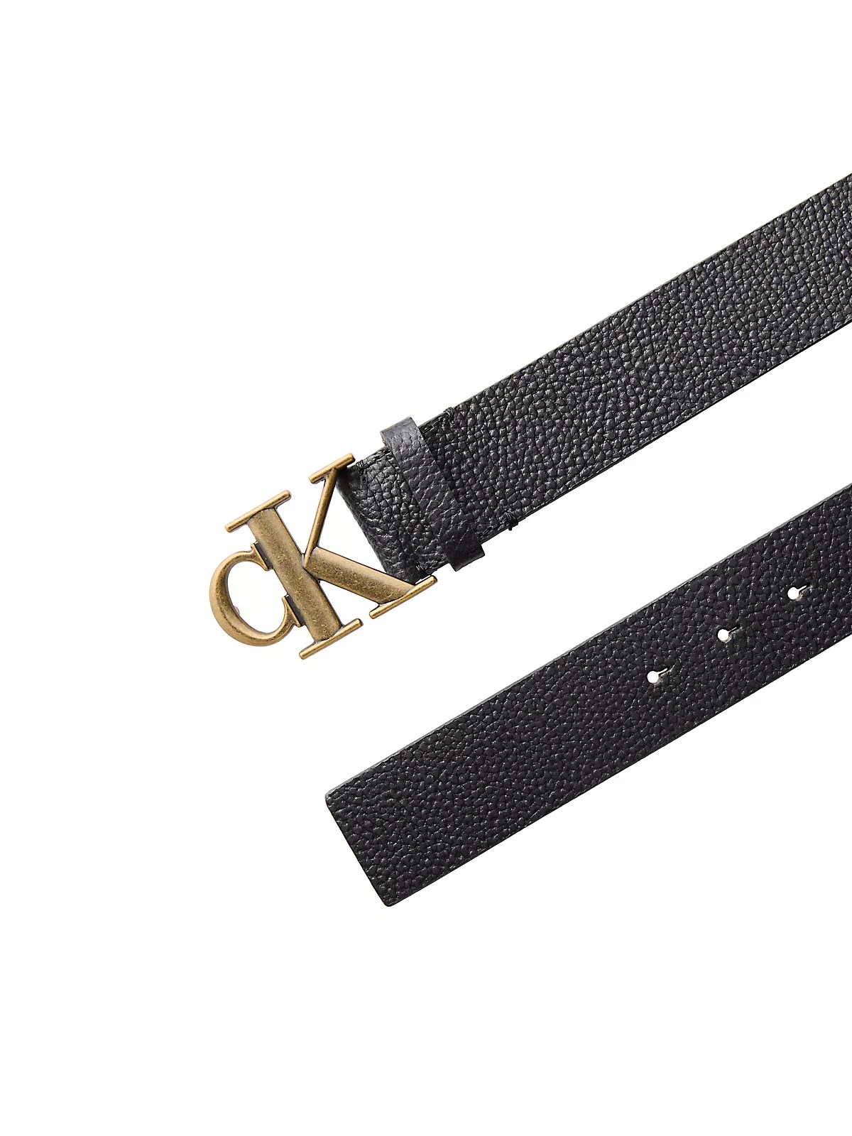 Calvin Klein Calvin Klein Erkek Metal Tokalı Ayarlanabilir Deri Siyah Kemer LV04D7109G-V8K