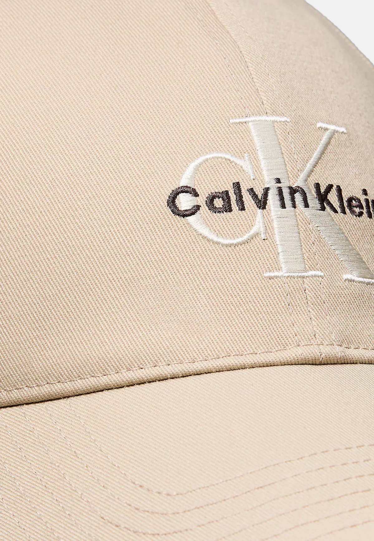 Calvin Klein Calvin Klein Erkek Nefes Alabilen Pamuklu Kumaş CK Logolu Ayarlanabilir Metal Tokalı Bej Şapka LV04G5004G-PBF