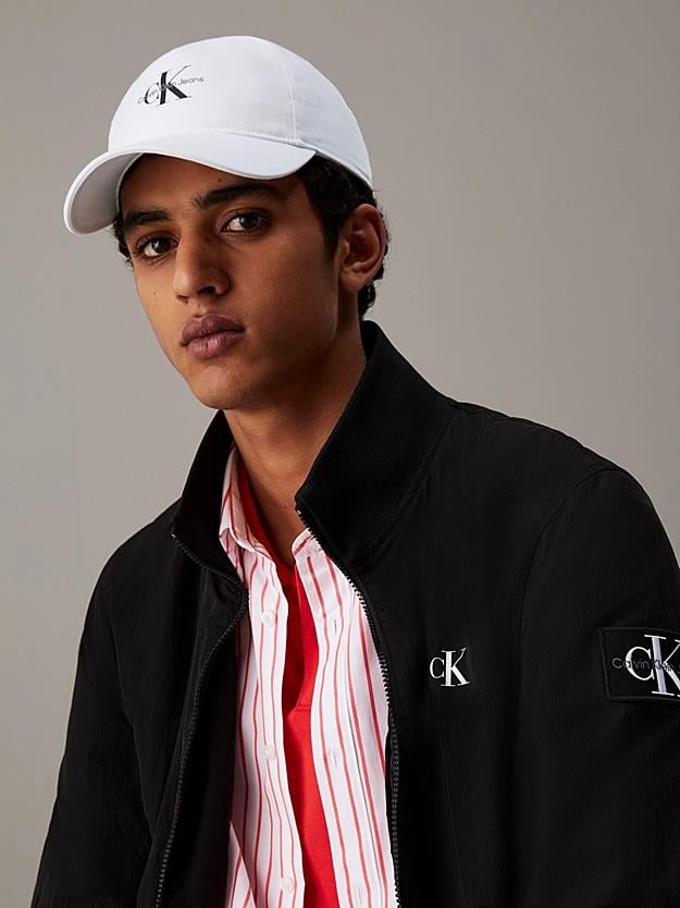 Calvin Klein Calvin Klein Erkek Nefes Alabilen Pamuklu Kumaş CK Logolu Ayarlanabilir Metal Tokalı Beyaz Spor Şapka LV04G5032G-YAF