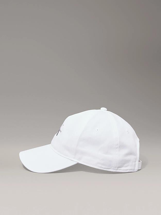 Calvin Klein Calvin Klein Erkek Nefes Alabilen Pamuklu Kumaş CK Logolu Ayarlanabilir Metal Tokalı Beyaz Spor Şapka LV04G5032G-YAF