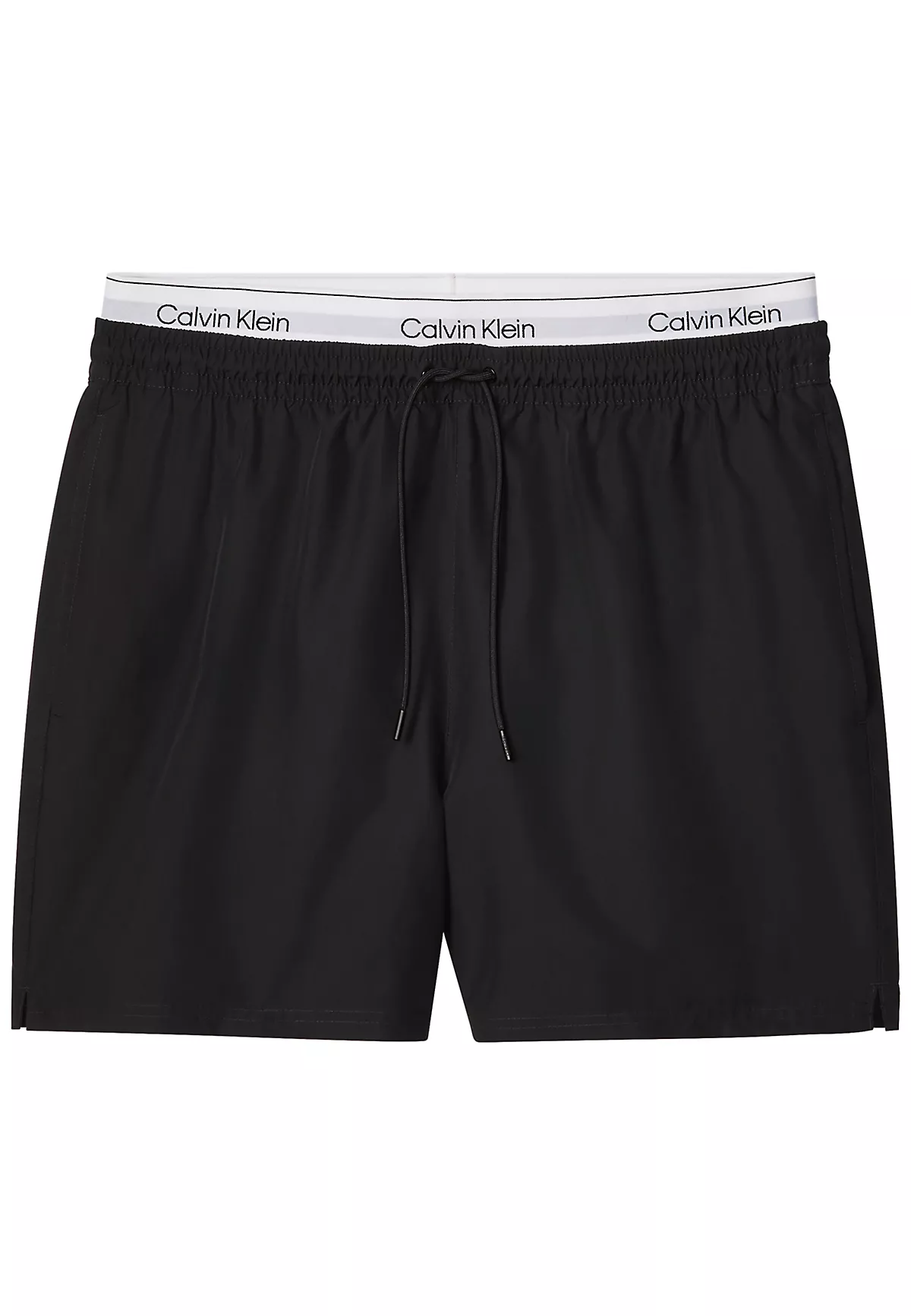 Calvin Klein Calvin Klein Erkek Normal Kesim Hızlı Kuruyan Kumaşlı Siyah Deniz Şortu LV00N61023-UB1