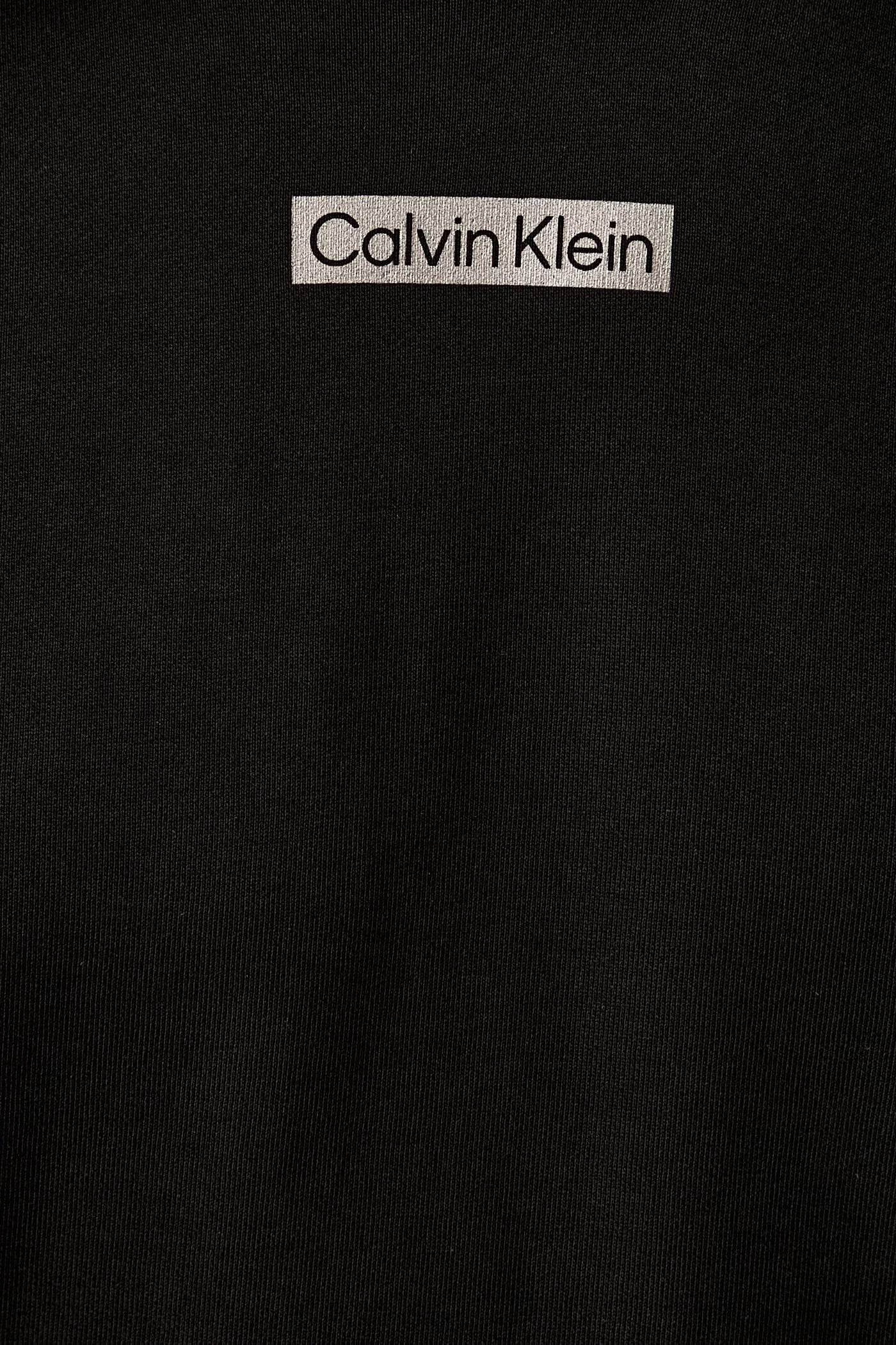 Calvin Klein Calvin Klein Erkek Normal Kesim Yüksek Pamuk İçerikli Kapüşonlu Uzun Kollu Siyah Sweatshirt LV04RG276G-UB1