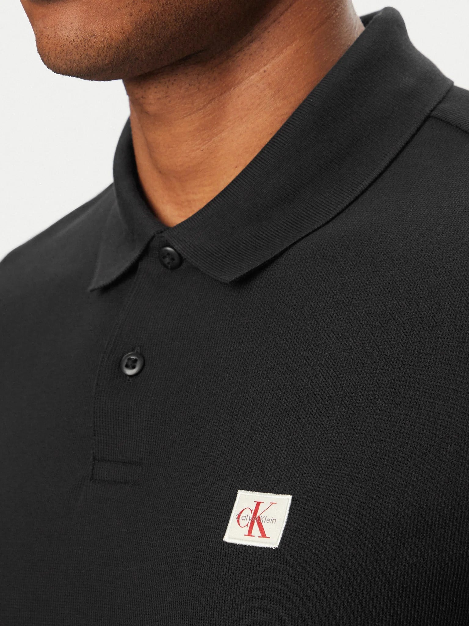 Calvin Klein Calvin Klein Erkek Normal Kesim Pamuk İçerikli Esnek Örme Kumaşlı Kısa Kollu Siyah T-Shirt LV04RG217G-UB1