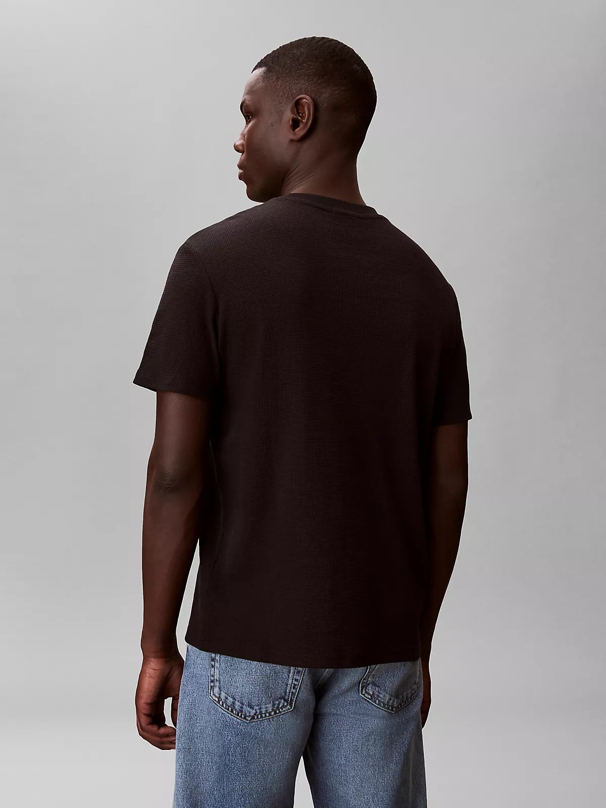 Calvin Klein Calvin Klein Erkek Normal Kesim Yuvarlak Yakalı Logo Etiketli Kısa Kollu Siyah T-Shirt LV04RD008G-UB1