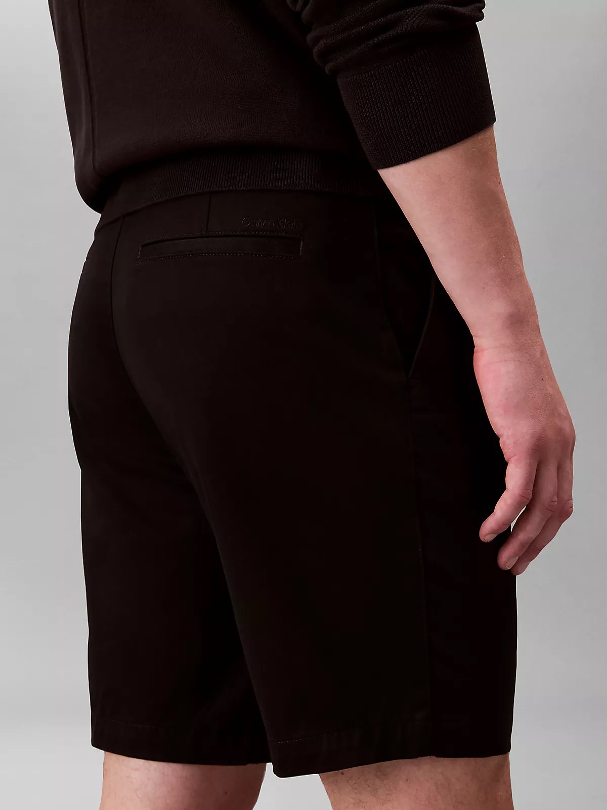 Calvin Klein Calvin Klein Erkek Normal Kesim Pamuklu Chino Siyah Şort LV04LB600G-UB1