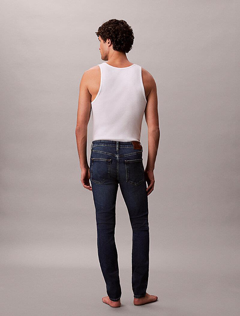 Calvin Klein Calvin Klein Erkek Normal Bel Slim Fit Dar Paça Lacivert Pantolon LV04RB720G-PTR